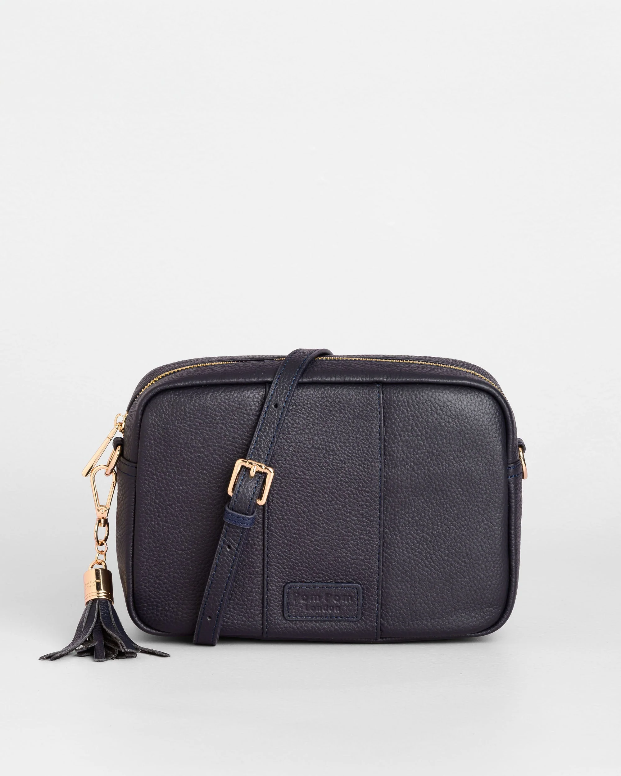 Pom Pom London City Bag Navy - Image 4