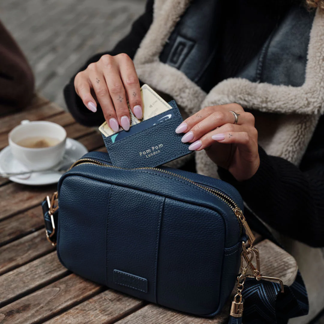 Pom Pom London City Bag Nordic Blue - Image 5