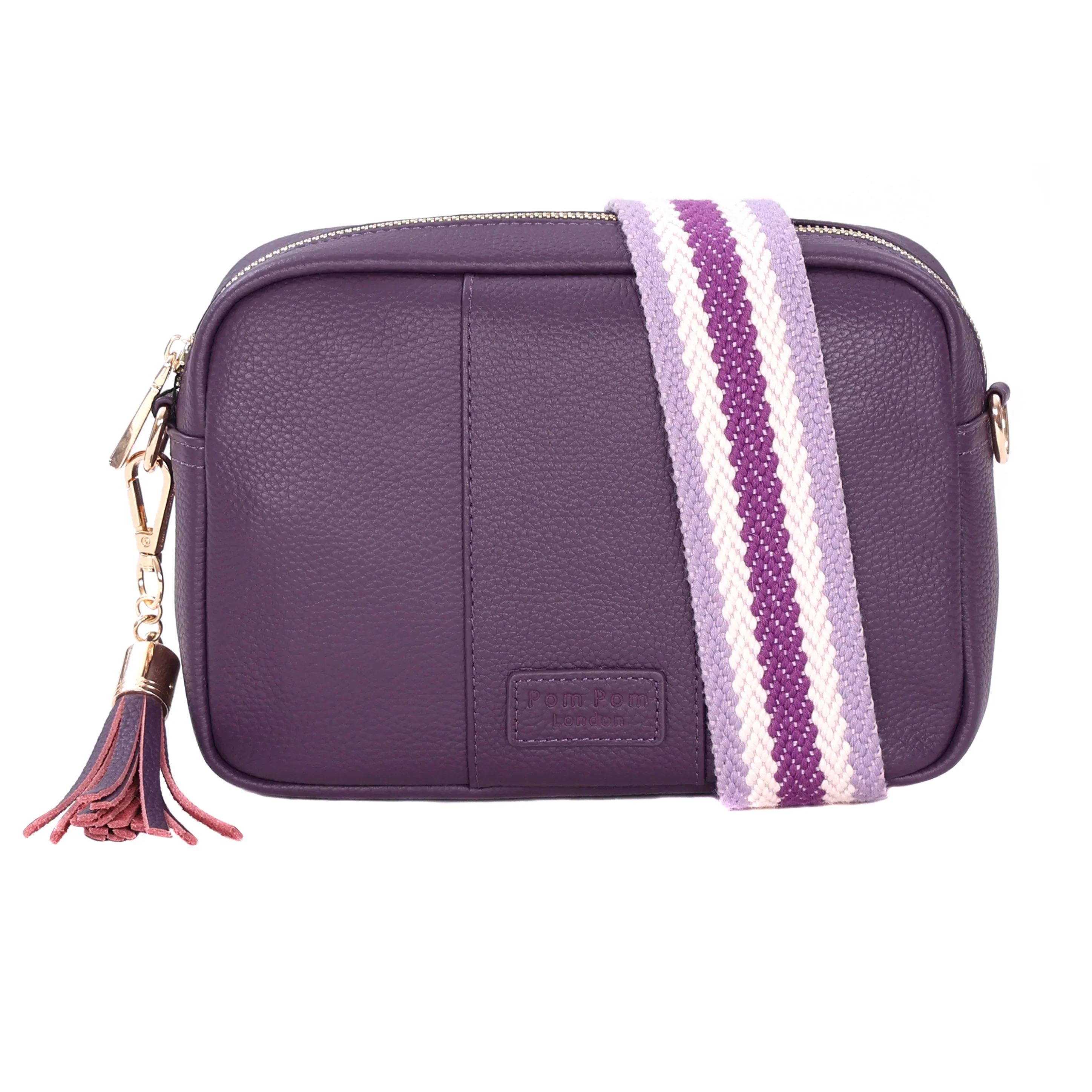 Pom Pom London City Bag Purple Nightshade - Image 2