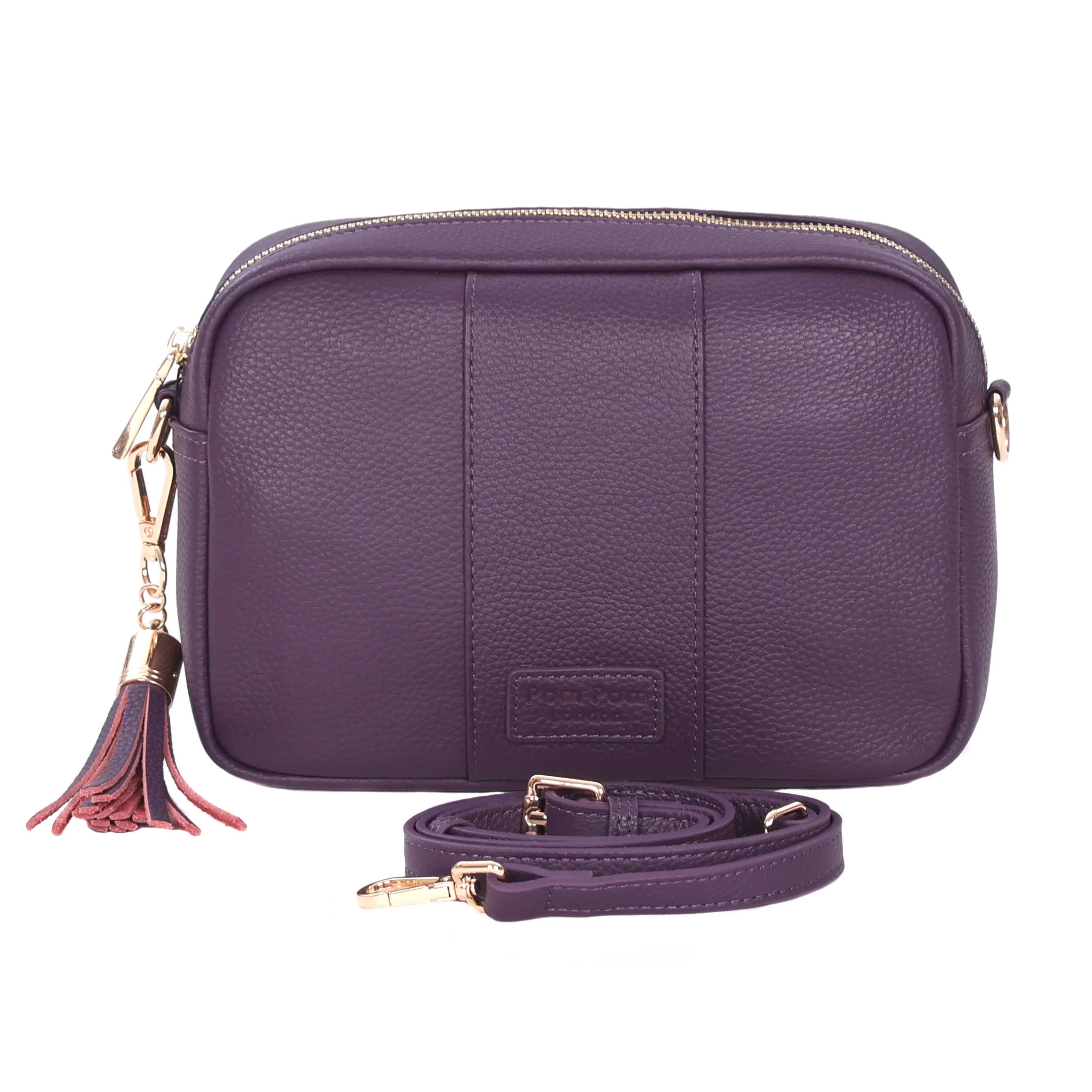 Pom Pom London City Bag Purple Nightshade - Image 3