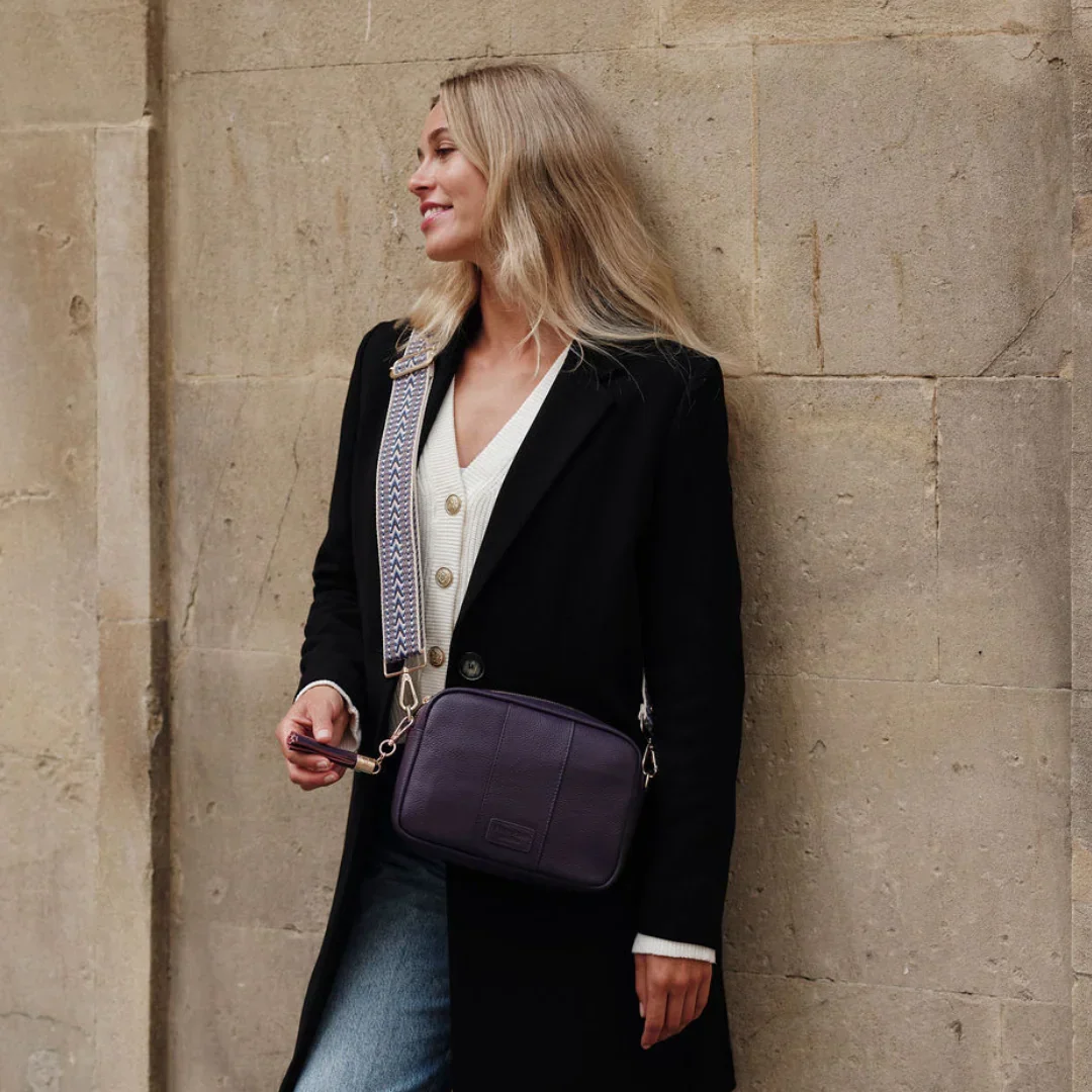 Pom Pom London City Bag Purple Nightshade - Image 5