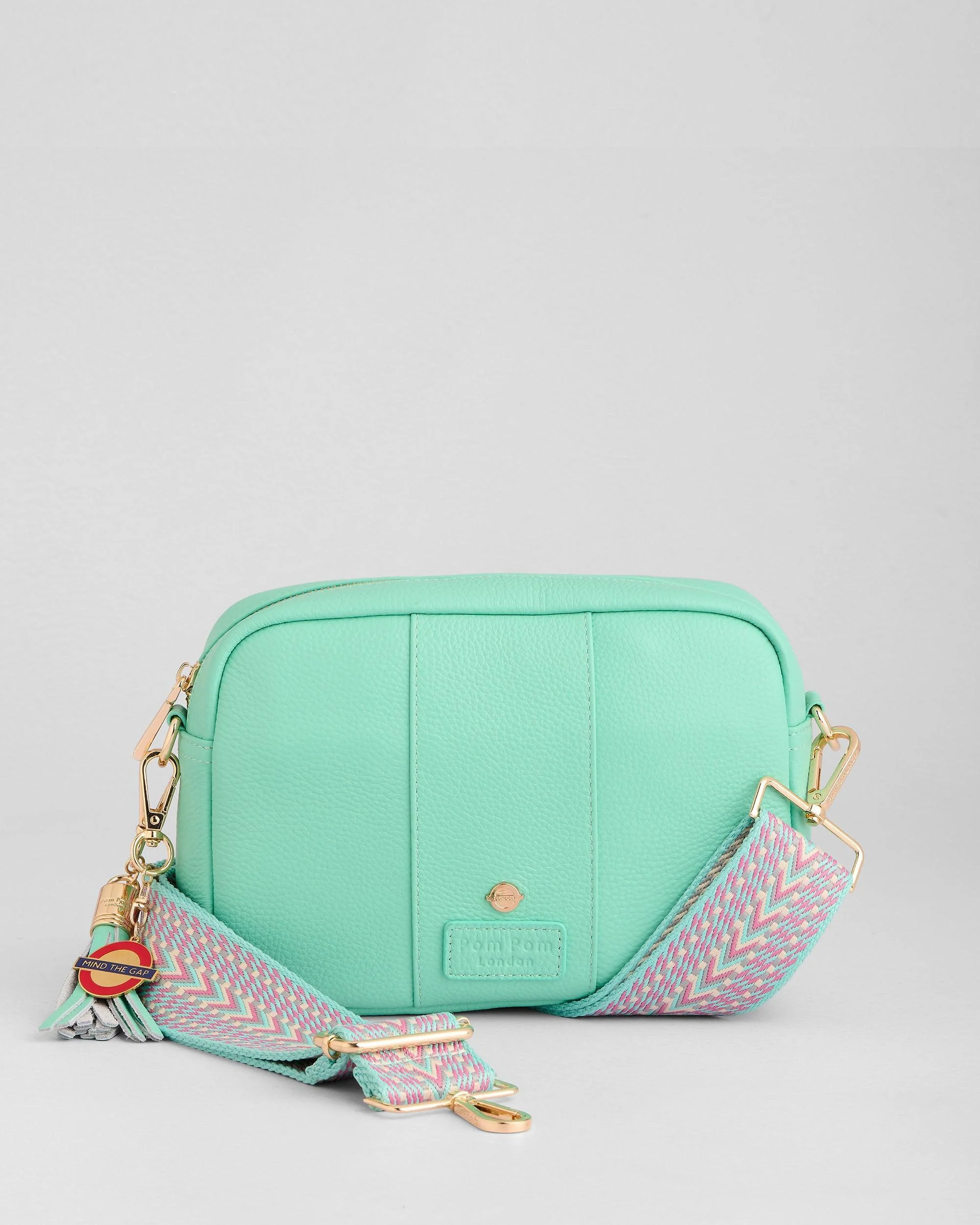 Pom Pom London City Bag Waterloo & City Line Aqua - Image 5