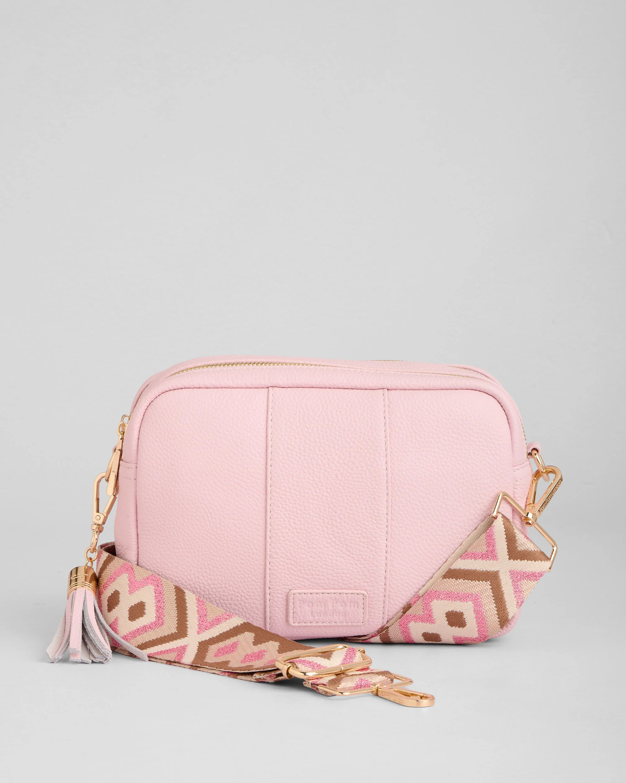 Pom Pom London City Duo Bag Cherry Blossom Pink - Image 4