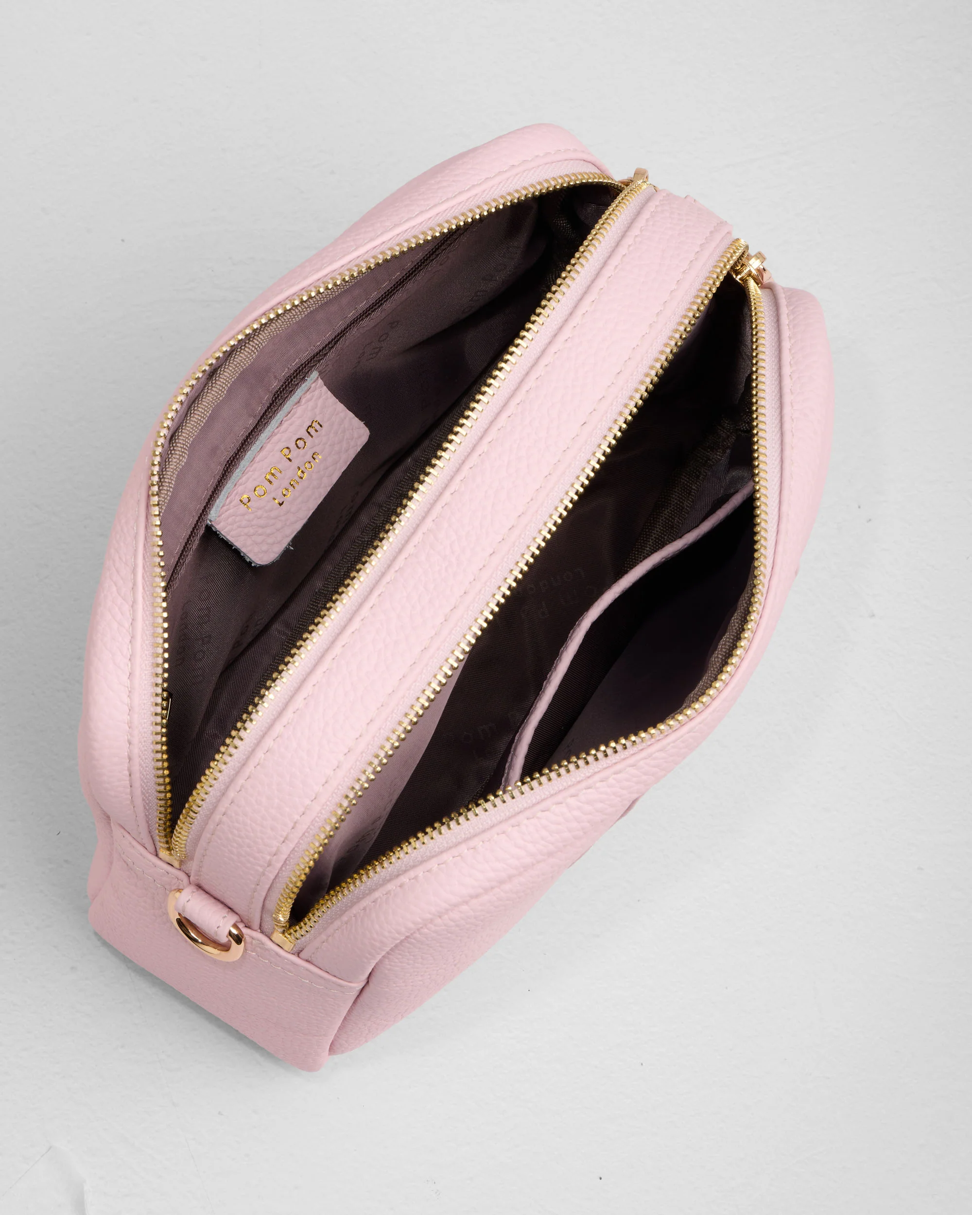 Pom Pom London City Duo Bag Cherry Blossom Pink - Image 6