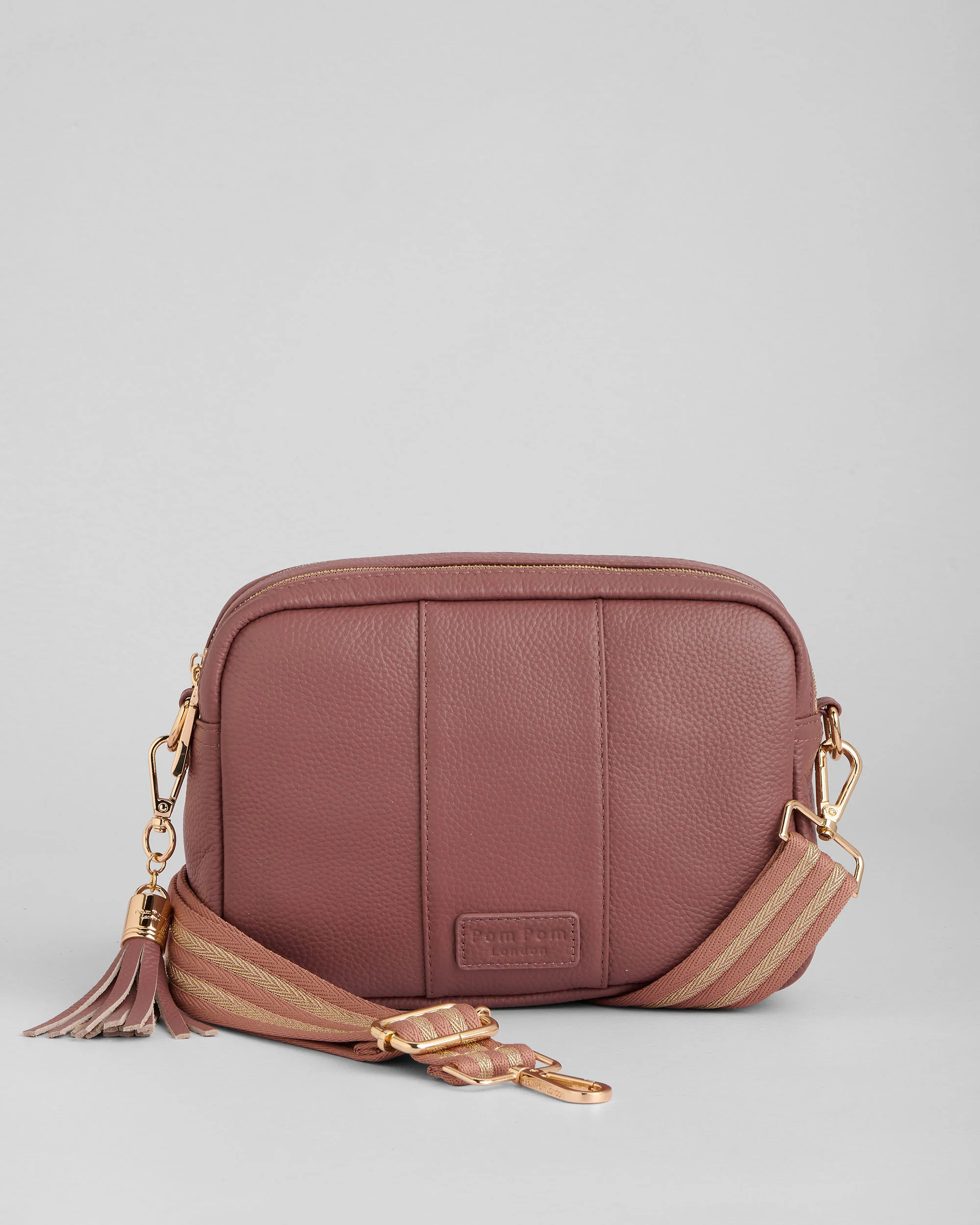 Pom Pom London City Duo Bag Dusky Orchid - Image 4