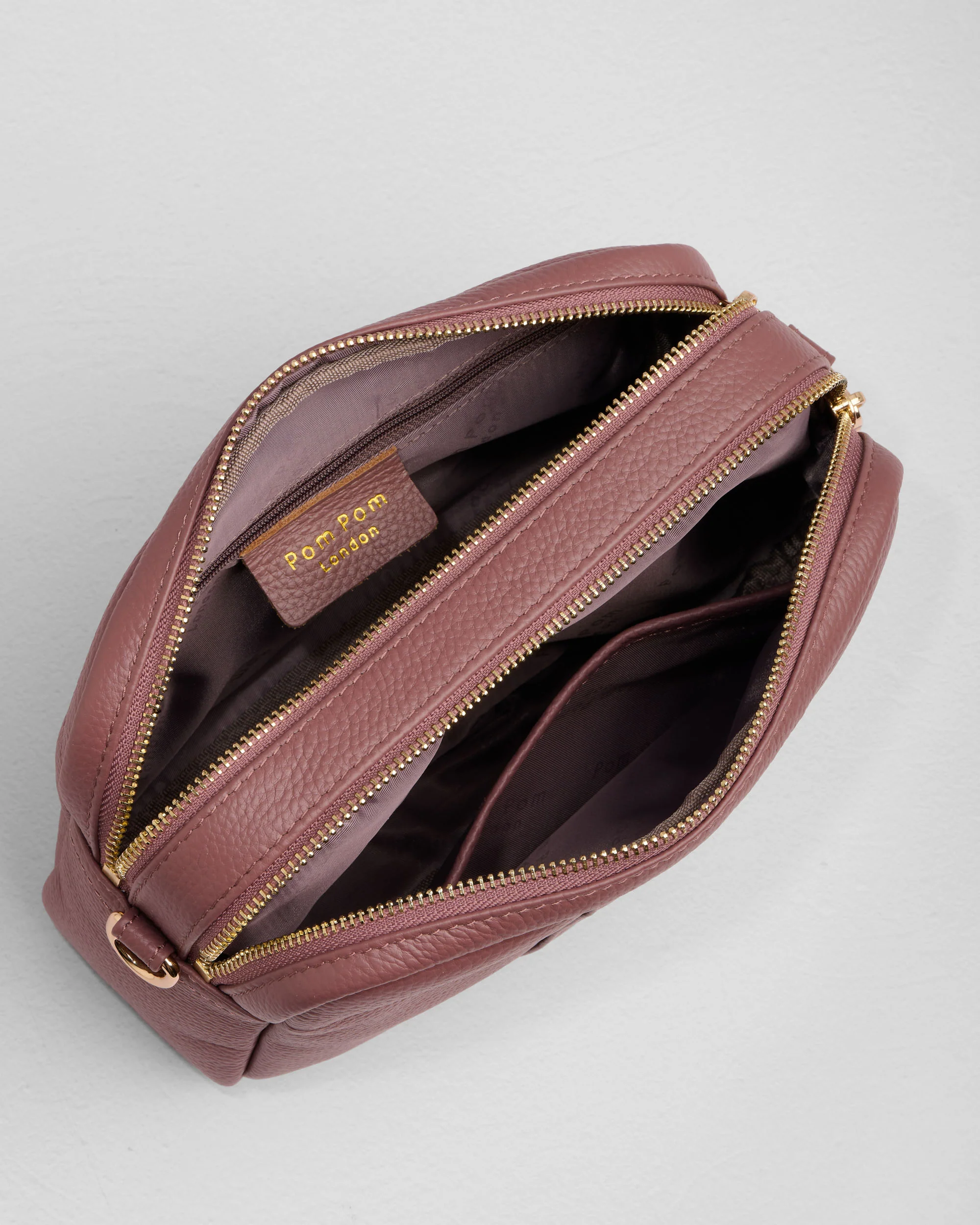Pom Pom London City Duo Bag Dusky Orchid - Image 6