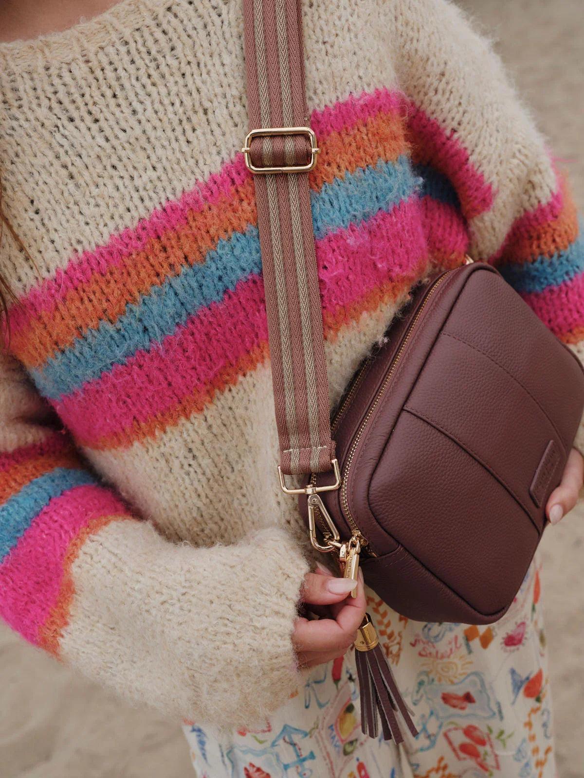 Pom Pom London City Duo Bag Dusky Orchid - Image 7