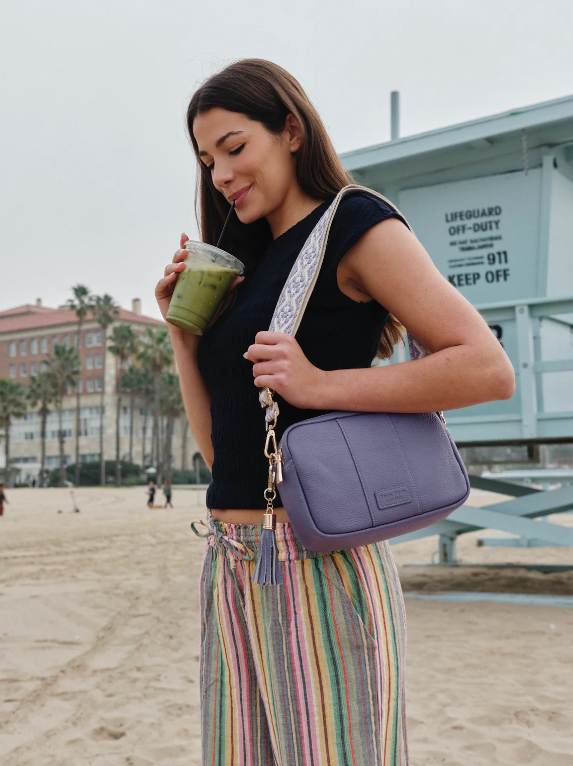 Pom Pom London City Duo Bag French Lavender - Image 2