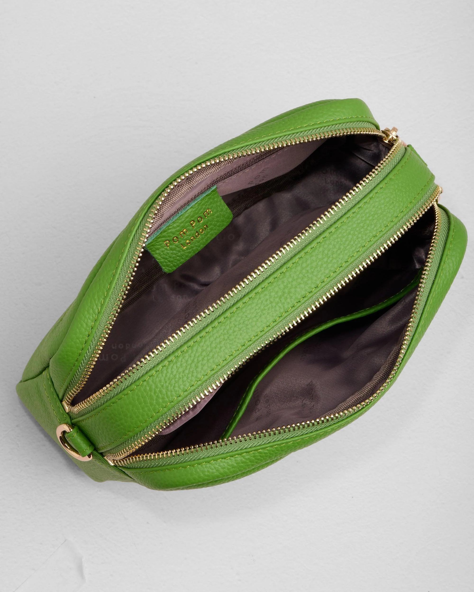 Pom Pom London City Duo Bag Frog Green - Image 4
