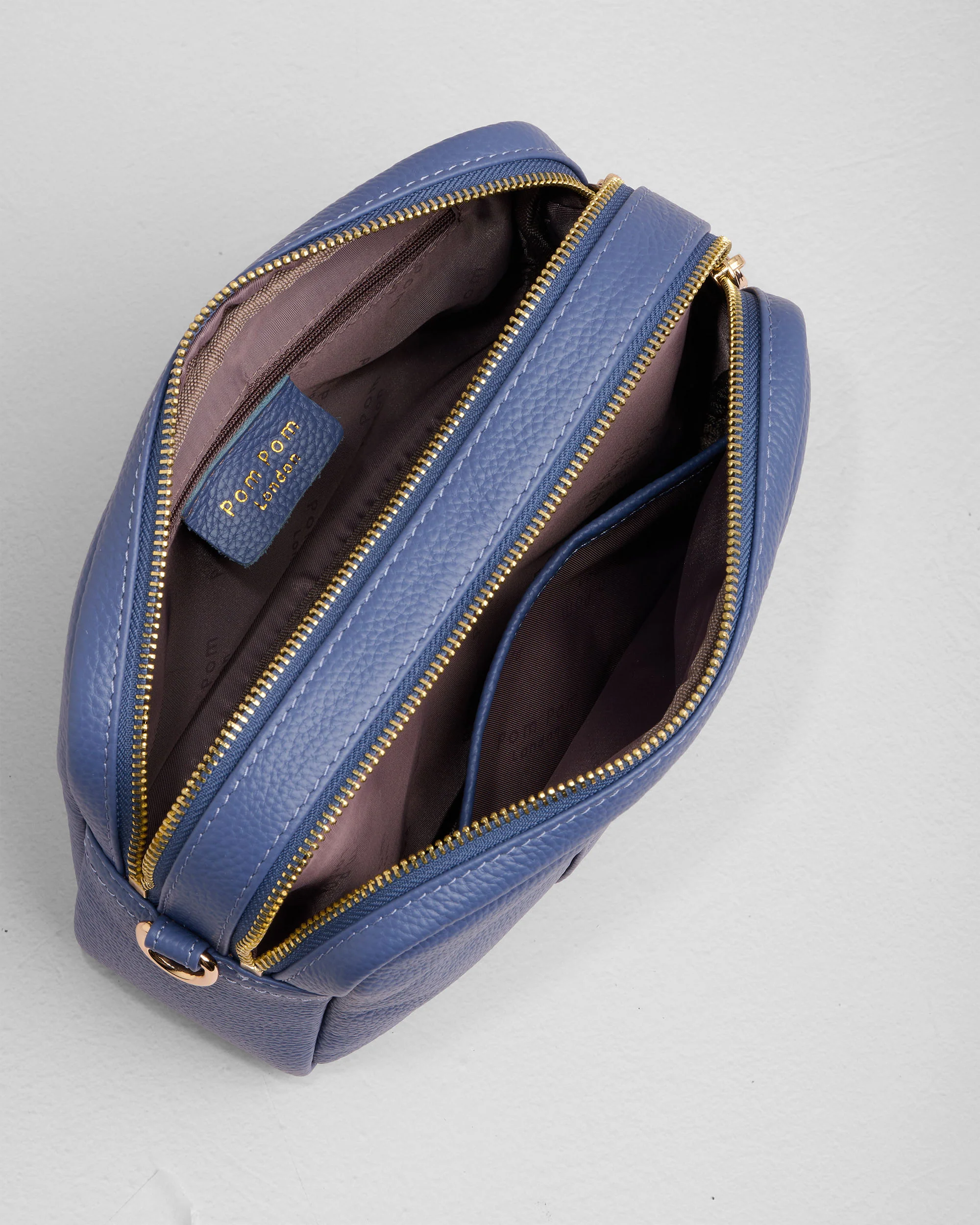 Pom Pom London City Duo Bag Lupin Blue - Image 6