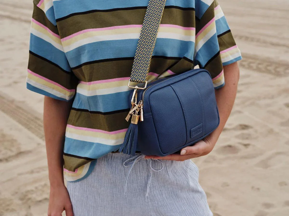 Pom Pom London City Duo Bag Lupin Blue - Image 7