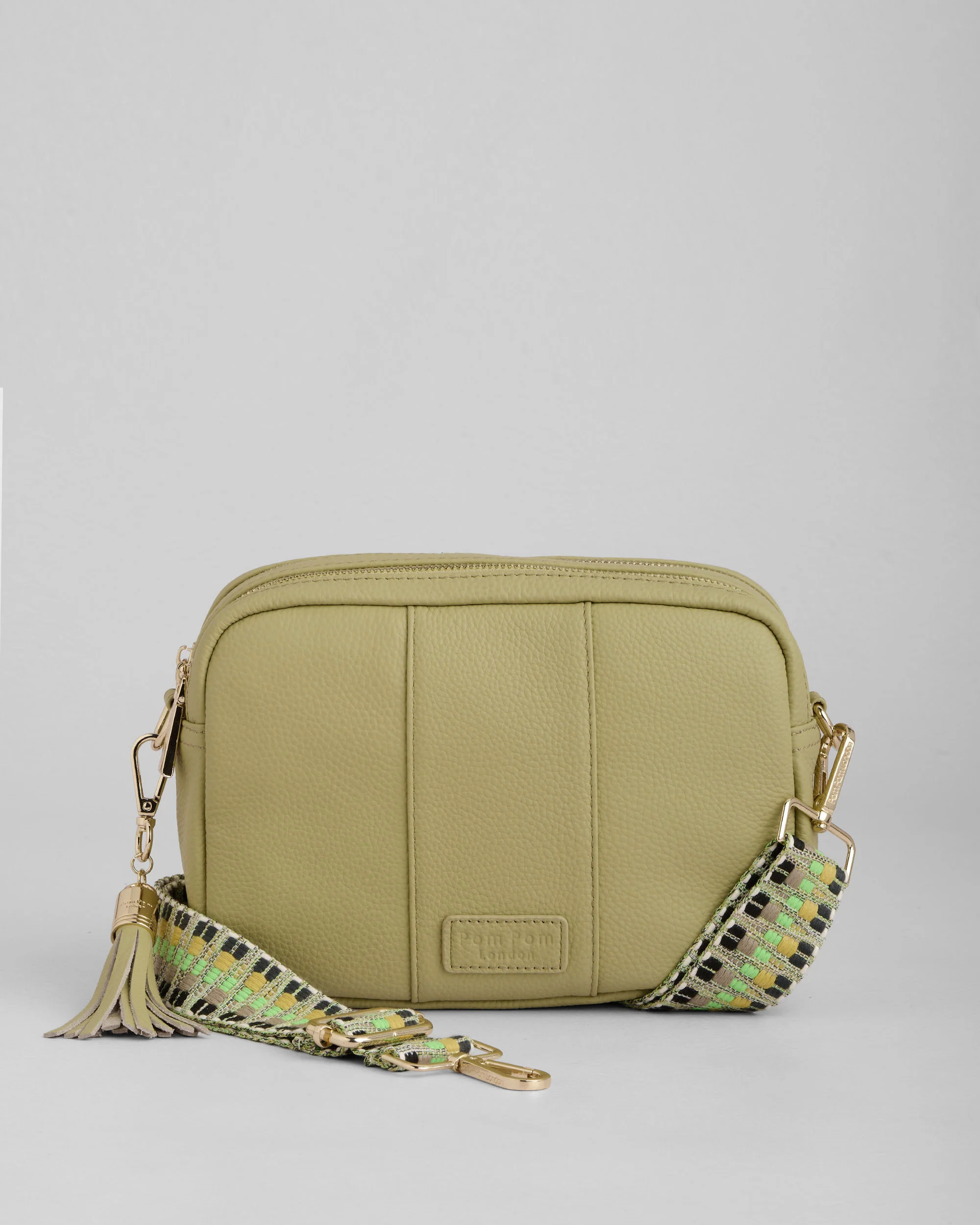 Pom Pom London City Duo Bag Pale Fern - Image 3