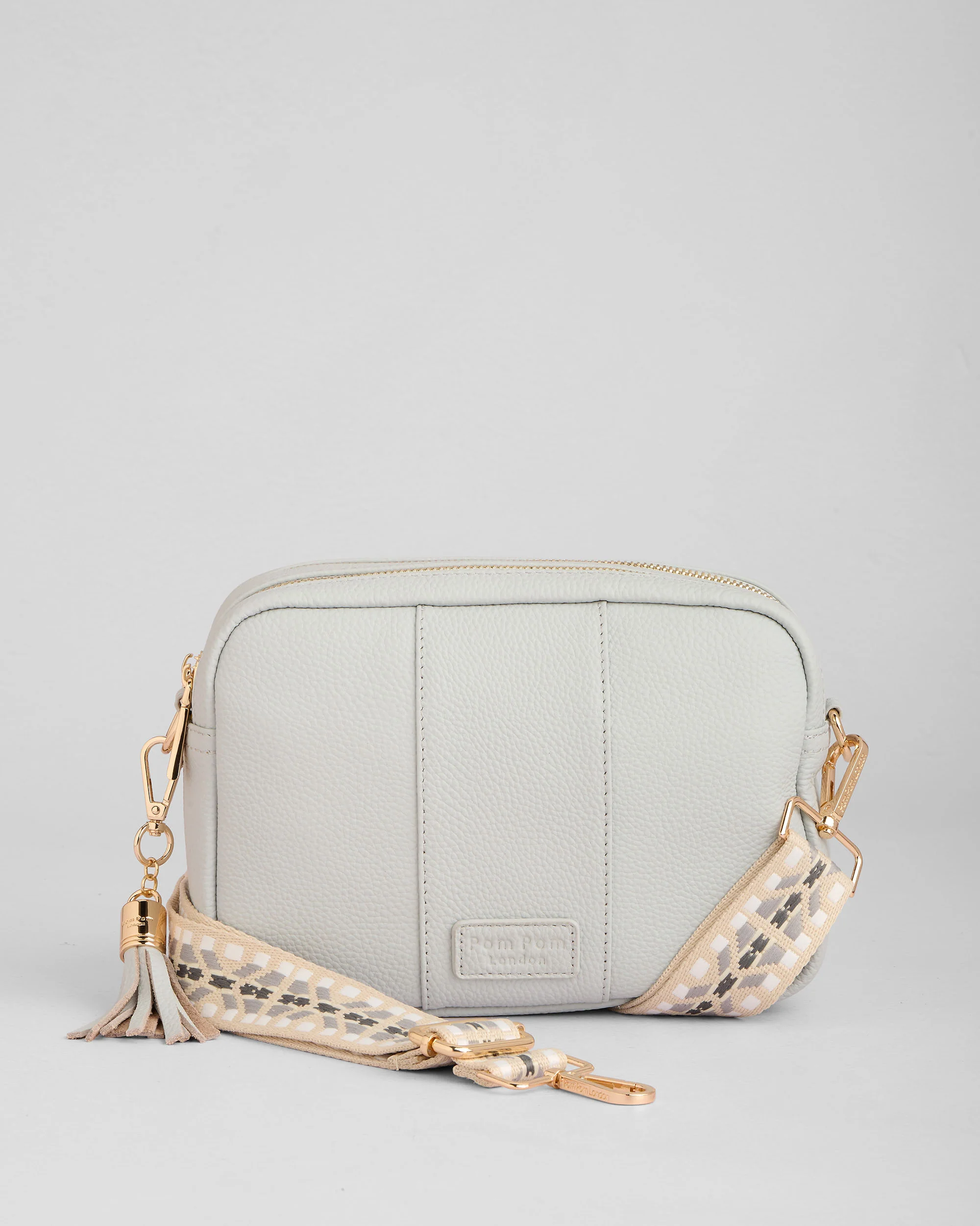 Pom Pom London City Duo Bag Salt Grey - Image 4