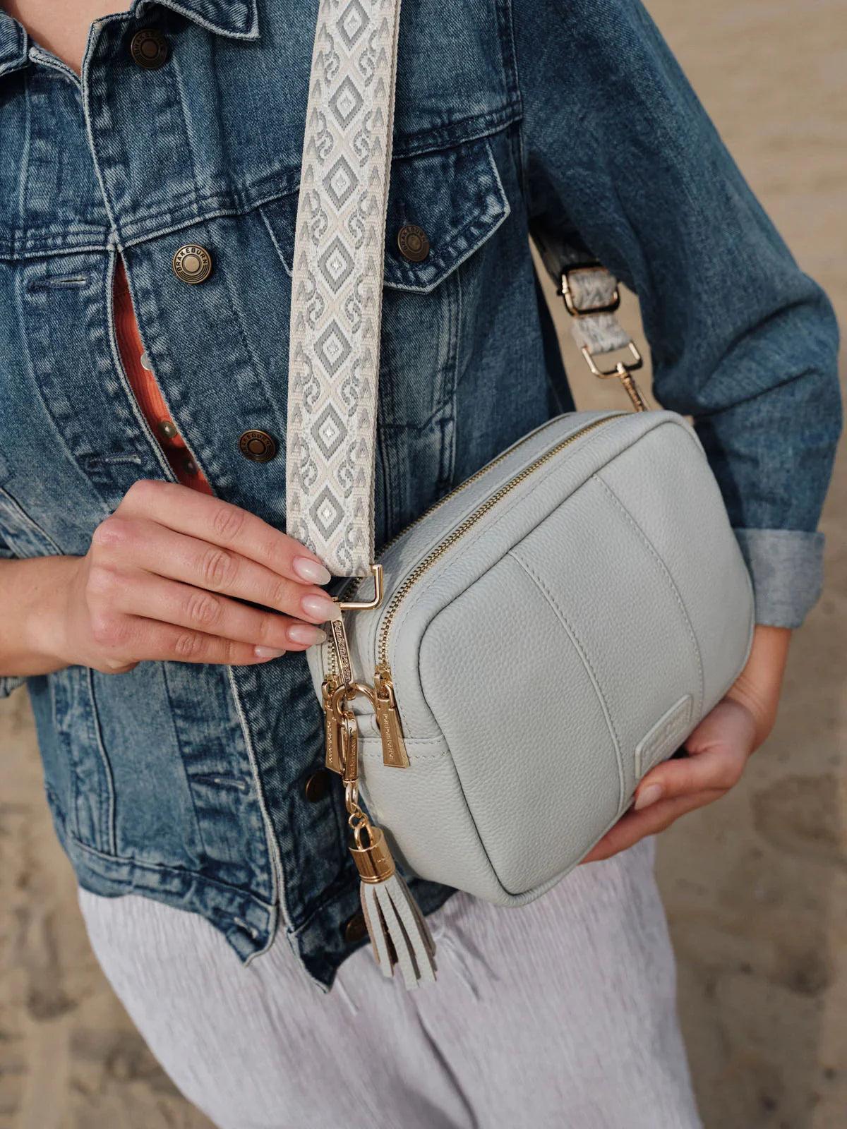Pom Pom London City Duo Bag Salt Grey - Image 6