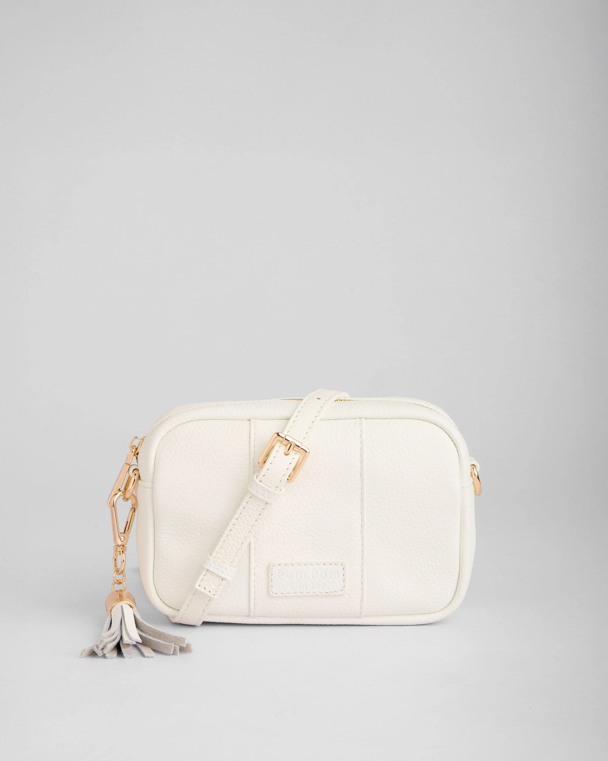 Pom Pom London City MINI Bag Bright White - Image 3