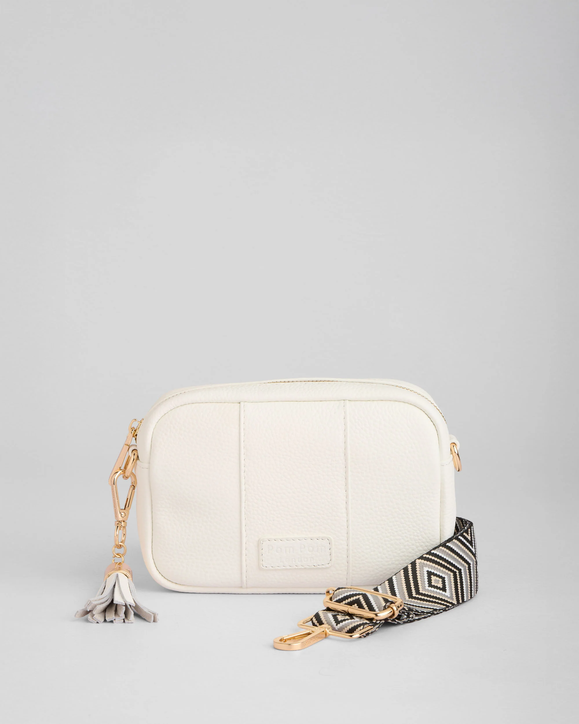 Pom Pom London City MINI Bag Bright White - Image 4