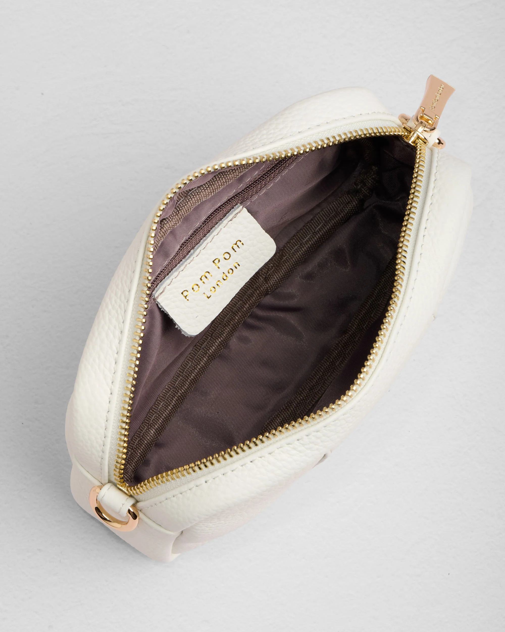 Pom Pom London City MINI Bag Bright White - Image 6