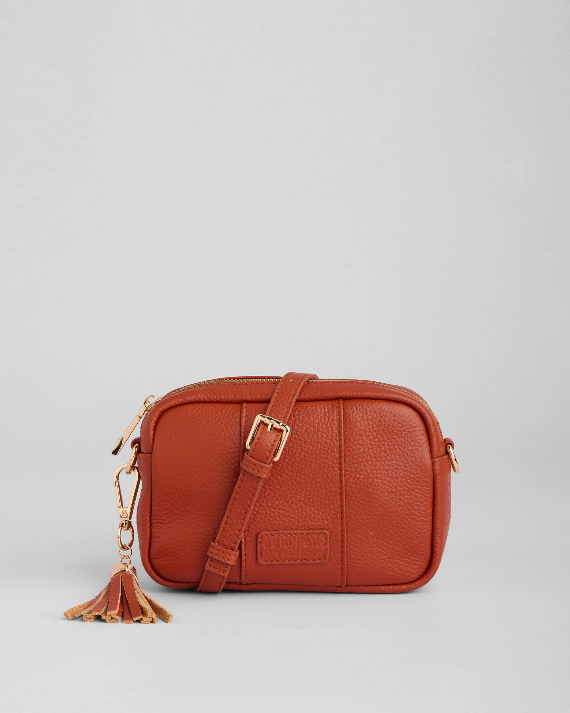 Pom Pom London City MINI Bag Burnt Orange - Image 4