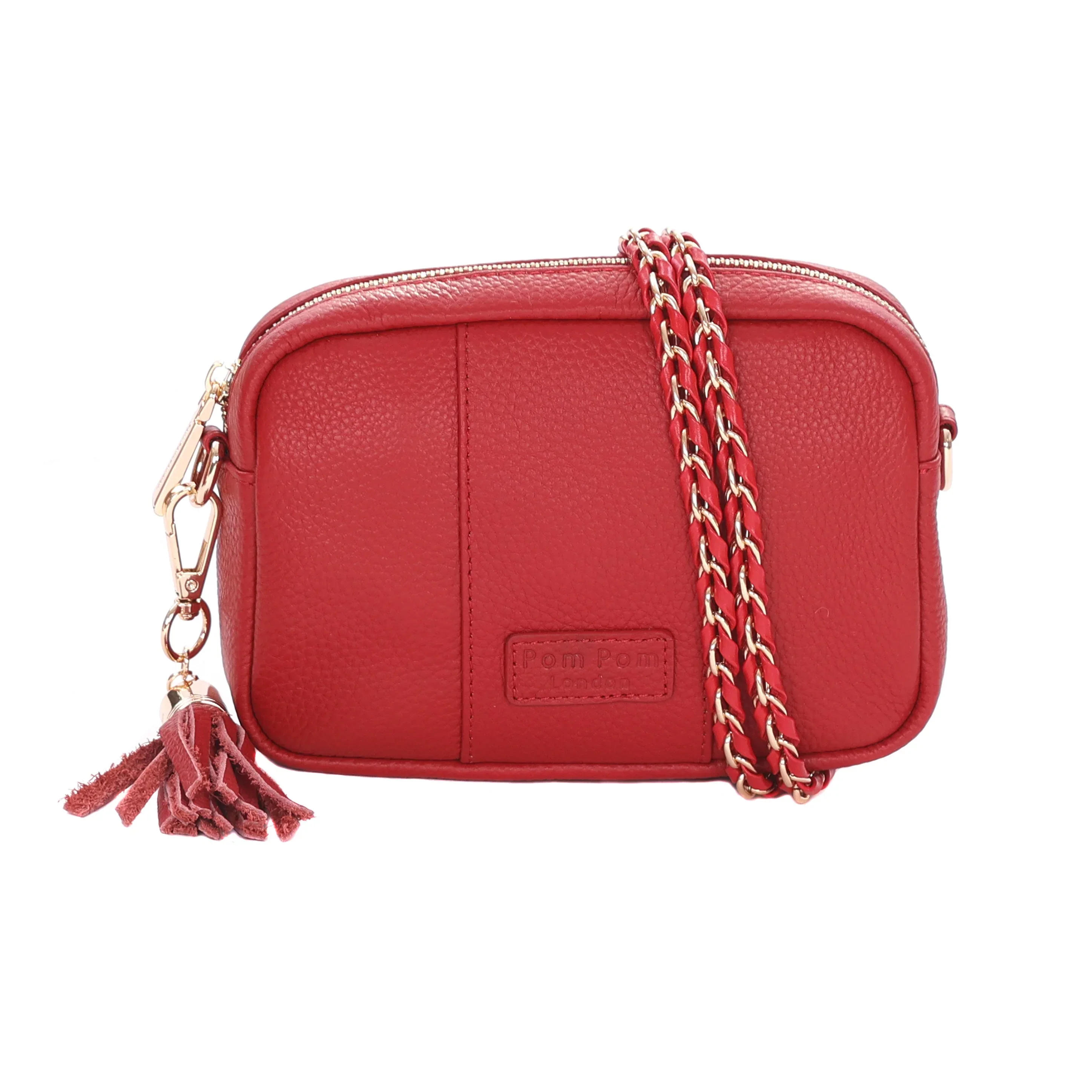 Pom Pom London City MINI Bag Crimson Red - Image 2