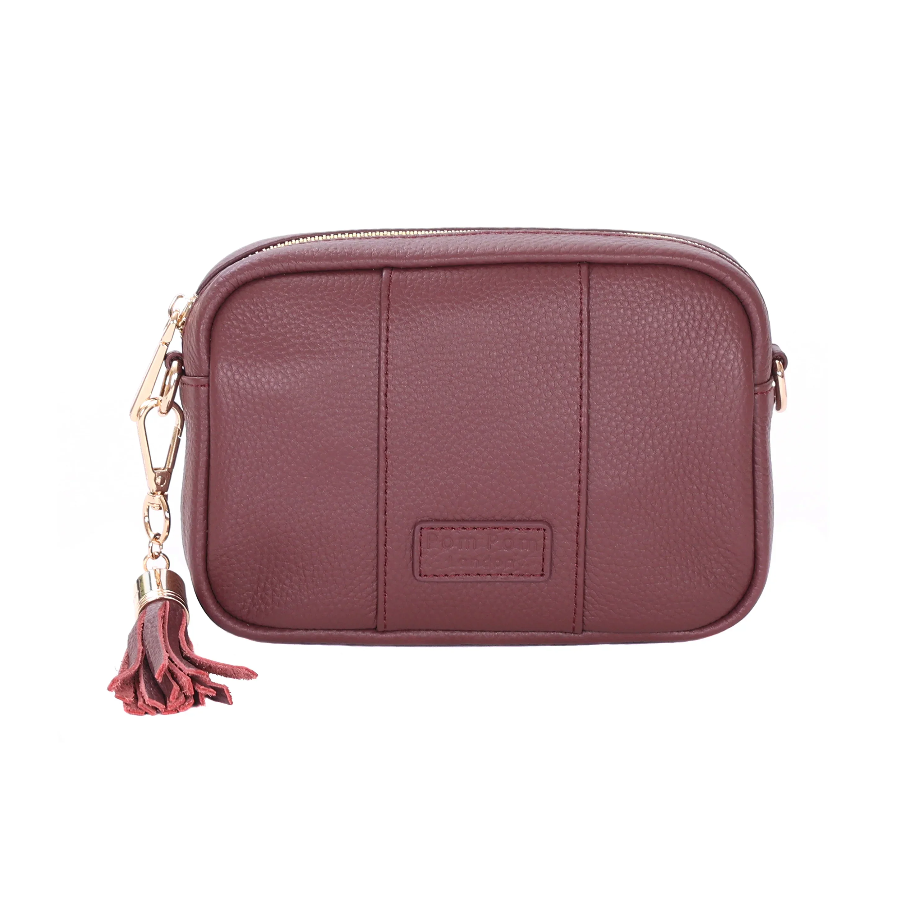 Pom Pom London City MINI Bag Deep Burgundy