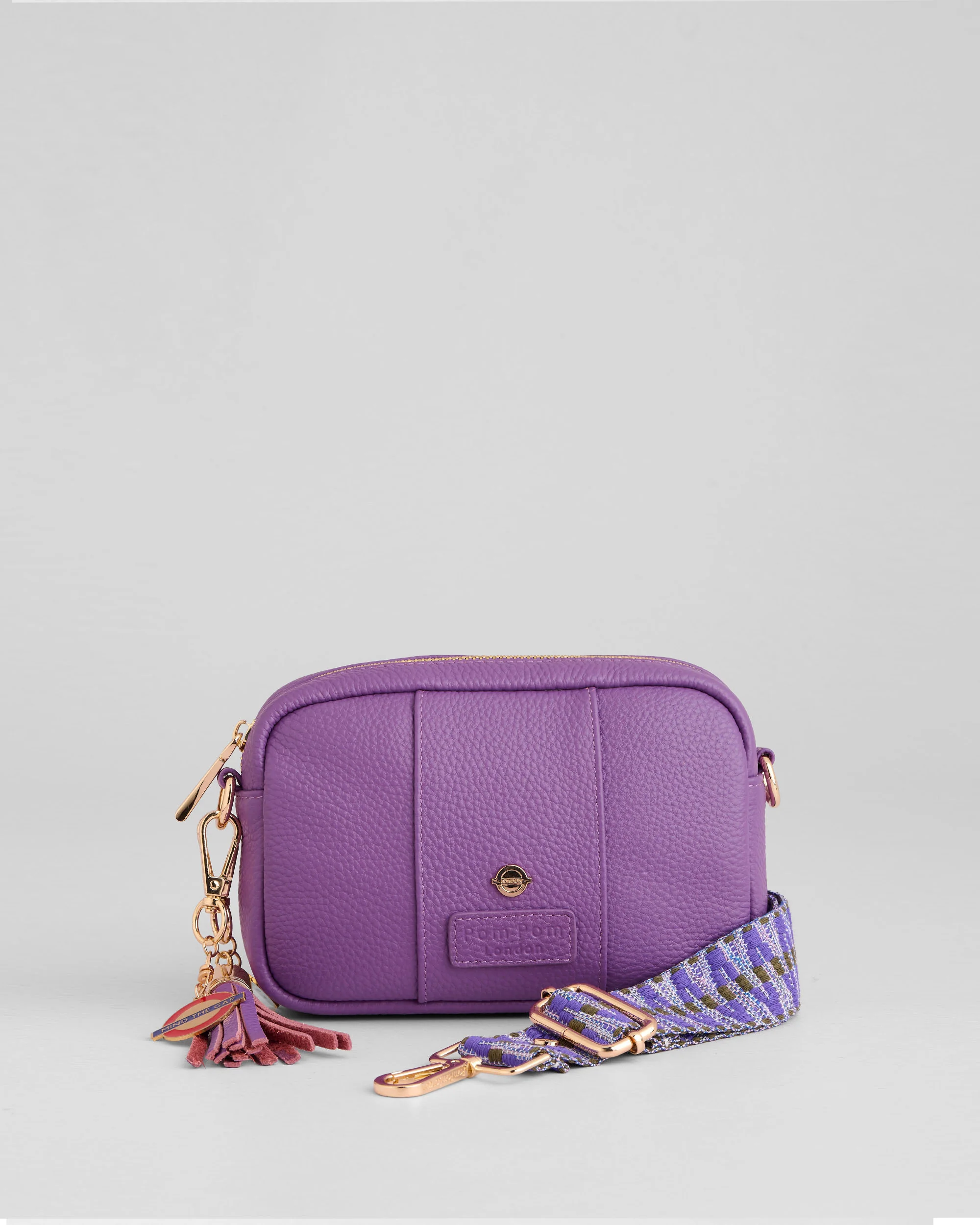 Pom Pom London City MINI Bag Elizabeth Line Purple - Image 3