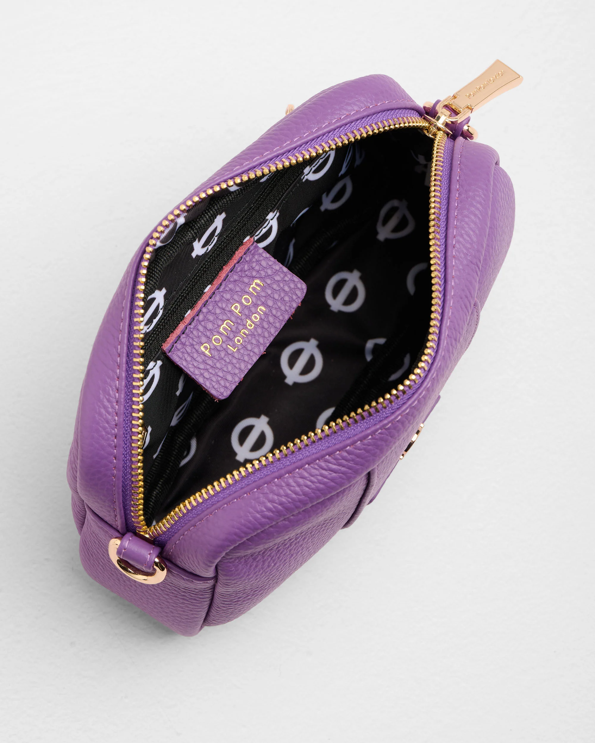 Pom Pom London City MINI Bag Elizabeth Line Purple - Image 5