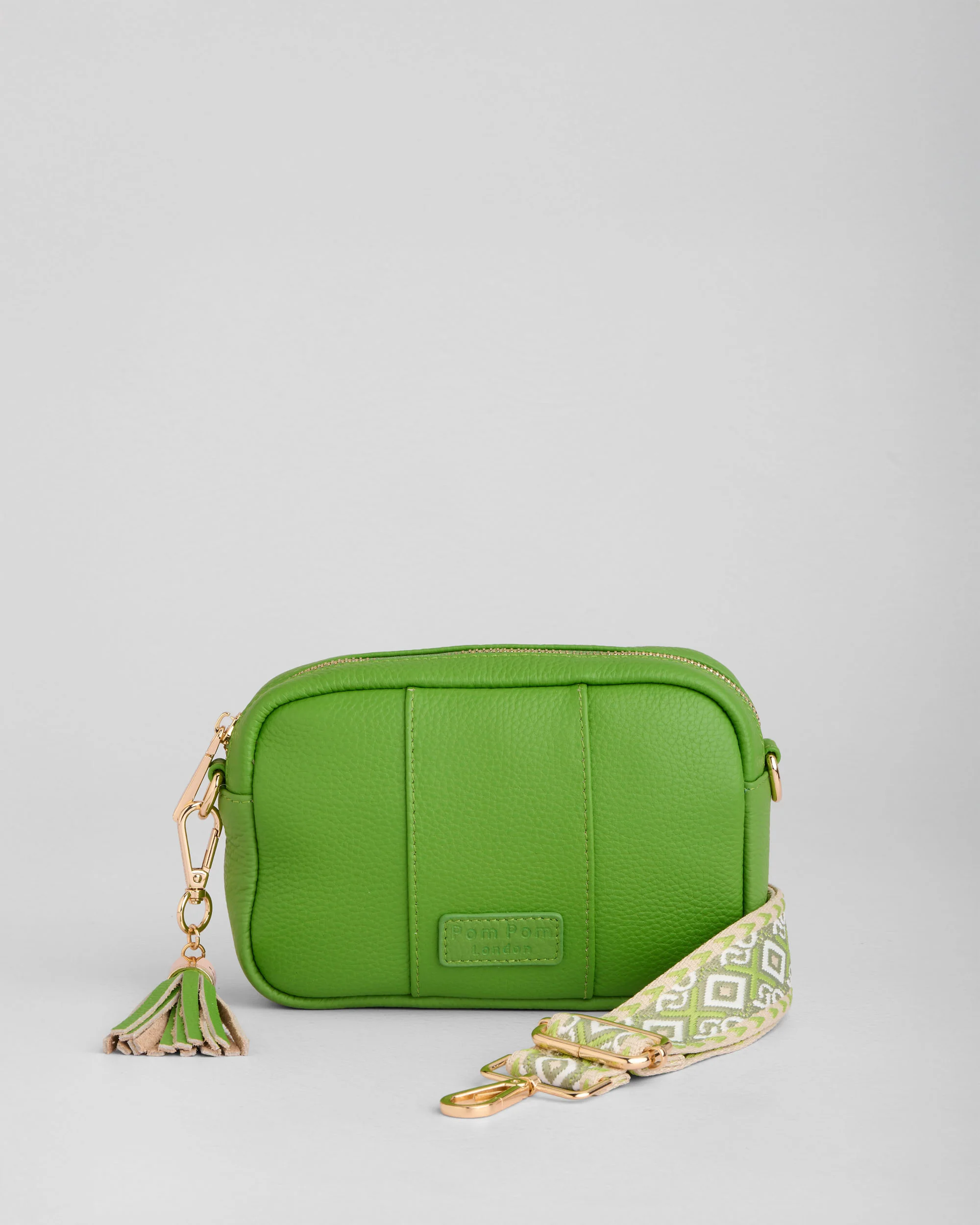 Pom Pom London City MINI Bag Frog Green - Image 4