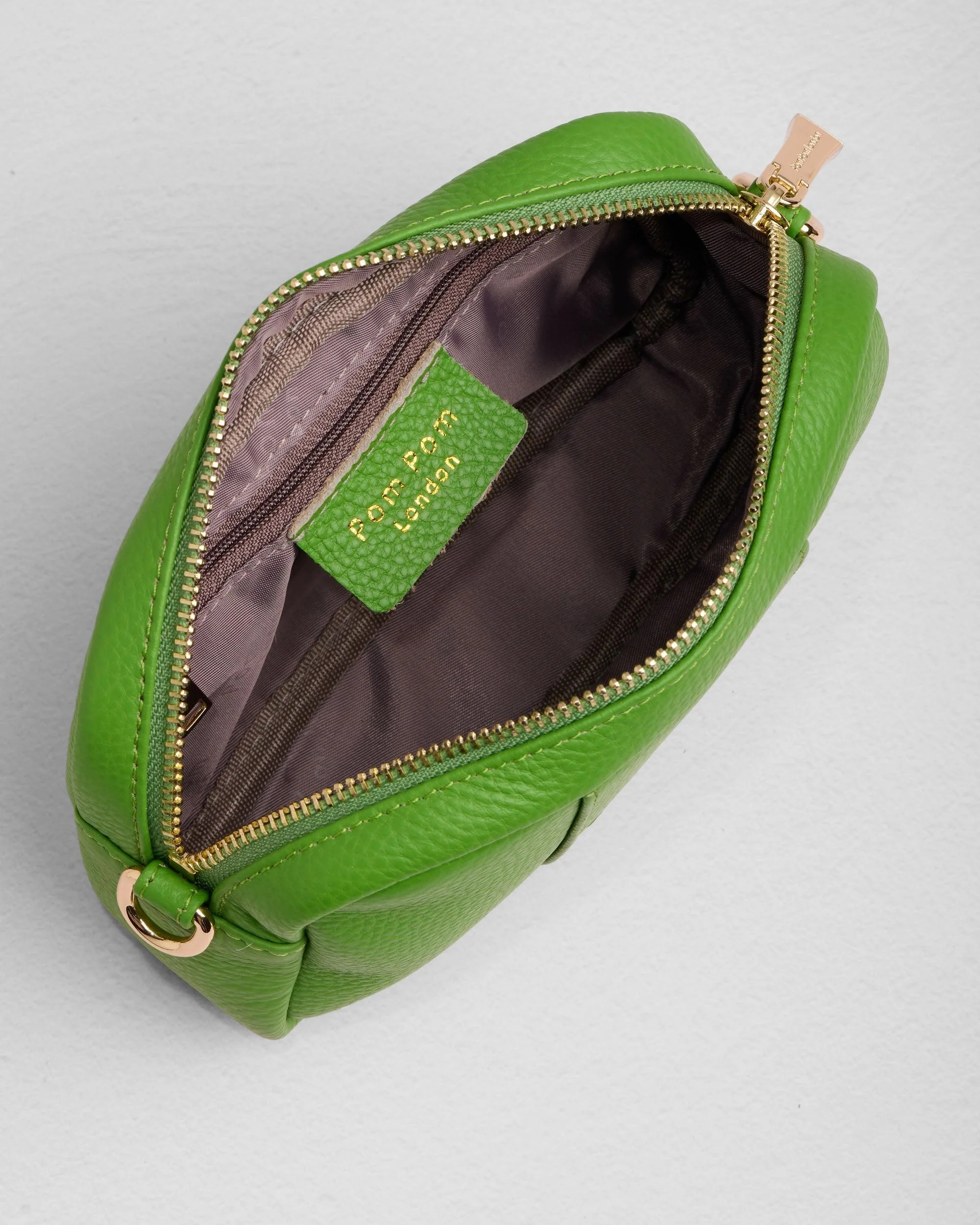 Pom Pom London City MINI Bag Frog Green - Image 6