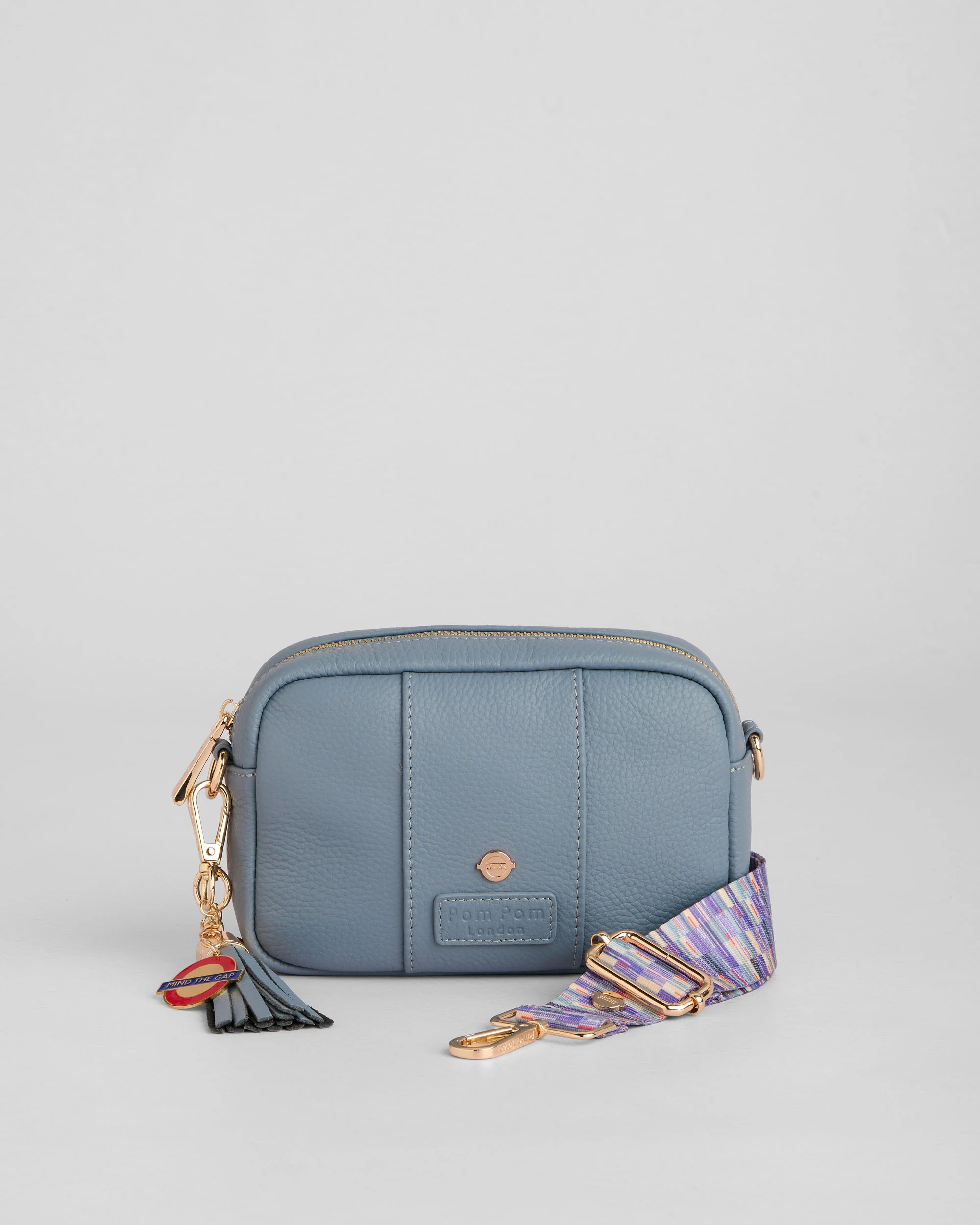 Pom Pom London City MINI Bag Jubilee Line Grey - Image 5
