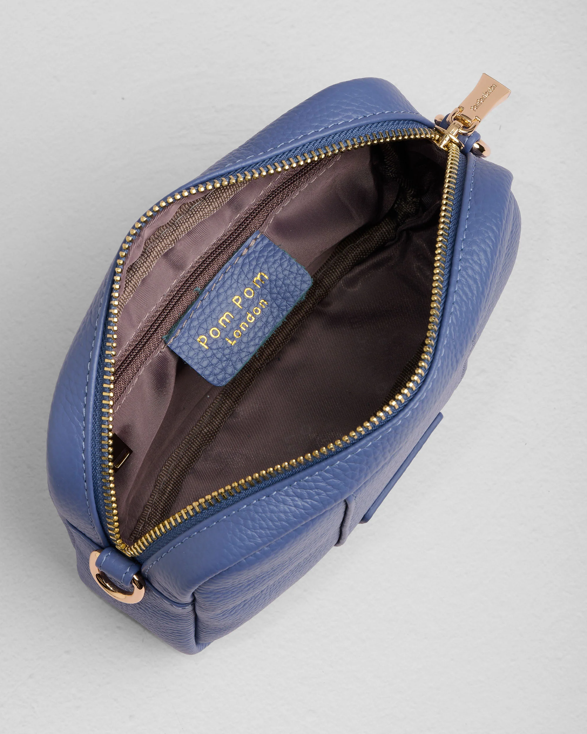 Pom Pom London City MINI Bag Lupin Blue - Image 6