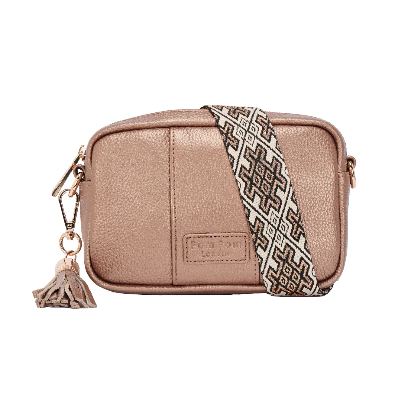 Pom Pom London City MINI Bag Metallic Bronze - Image 3