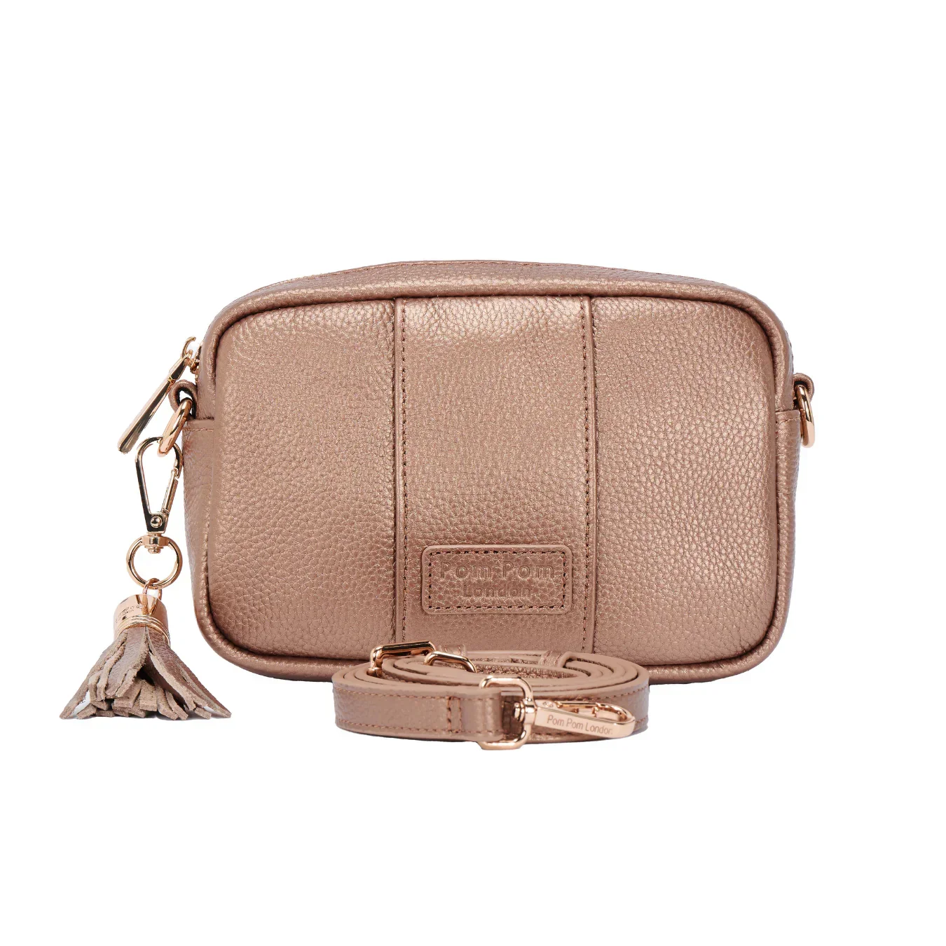 Pom Pom London City MINI Bag Metallic Bronze - Image 4