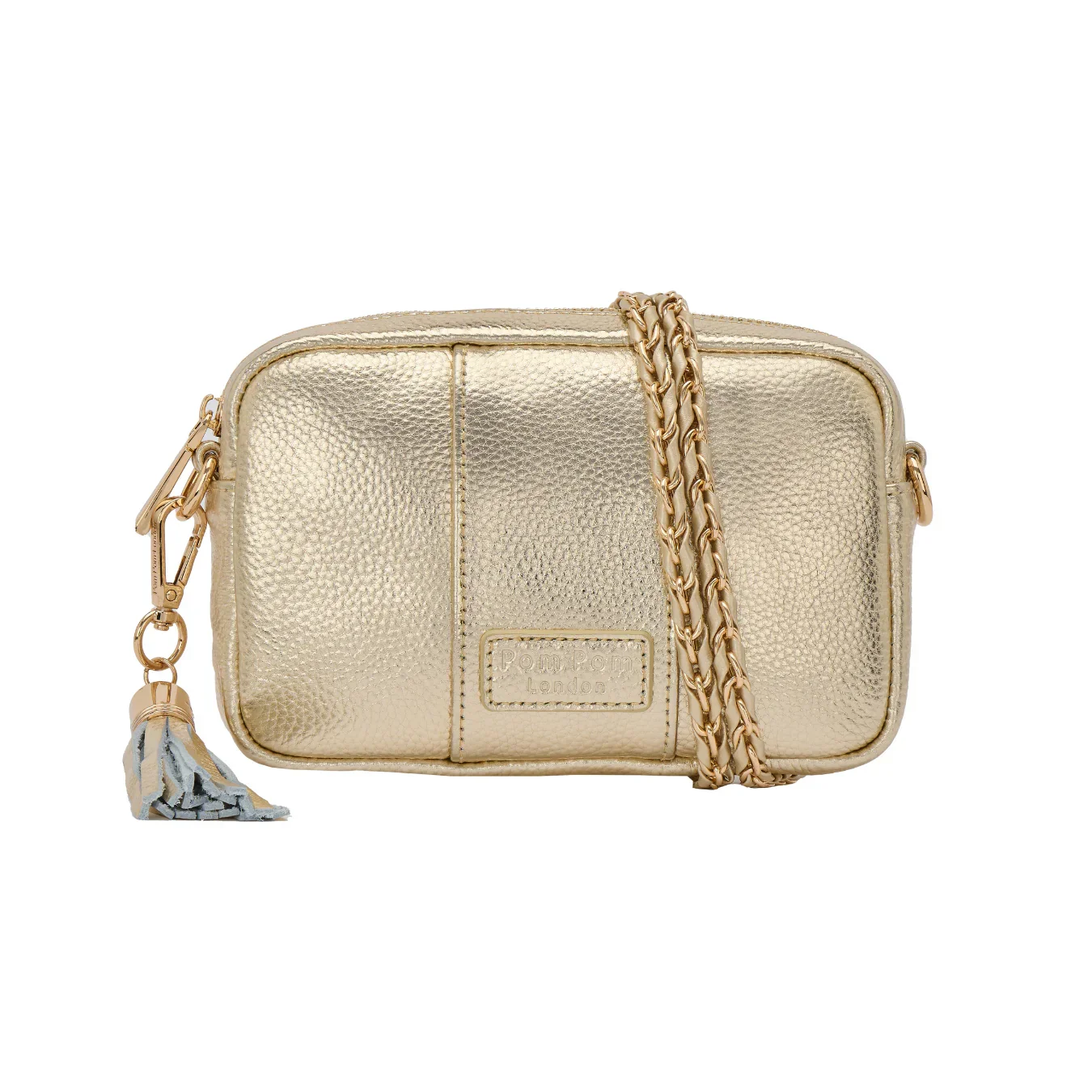 Pom Pom London City MINI Bag Metallic Gold - Image 3