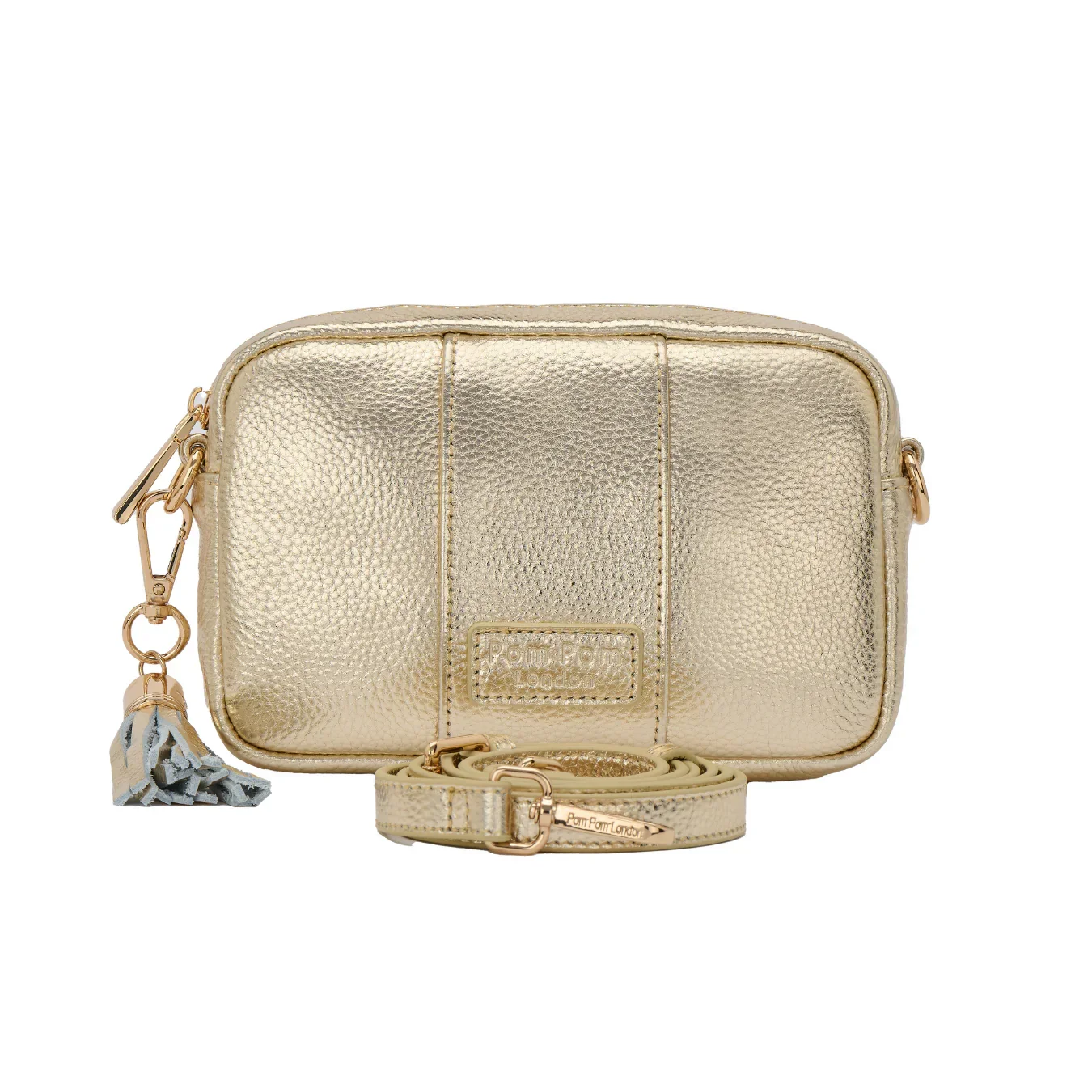 Pom Pom London City MINI Bag Metallic Gold - Image 4