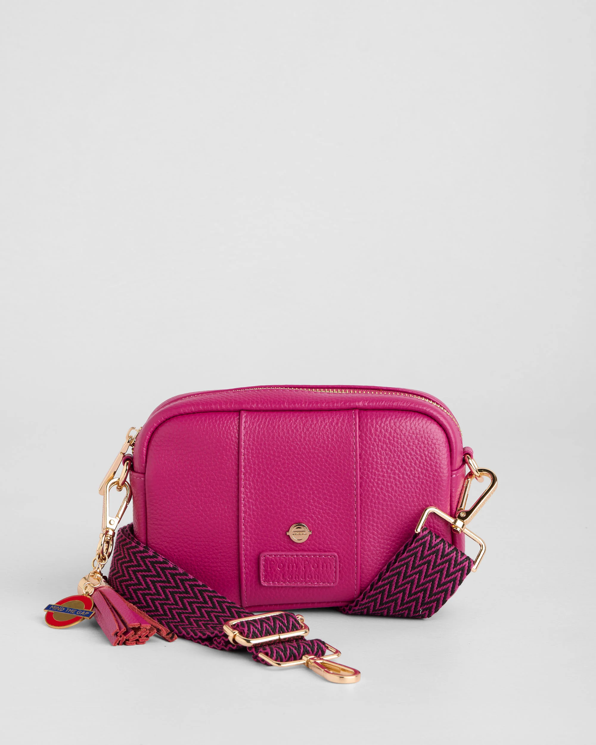 Pom Pom London City MINI Bag Metropolitan Line Magenta - Image 3
