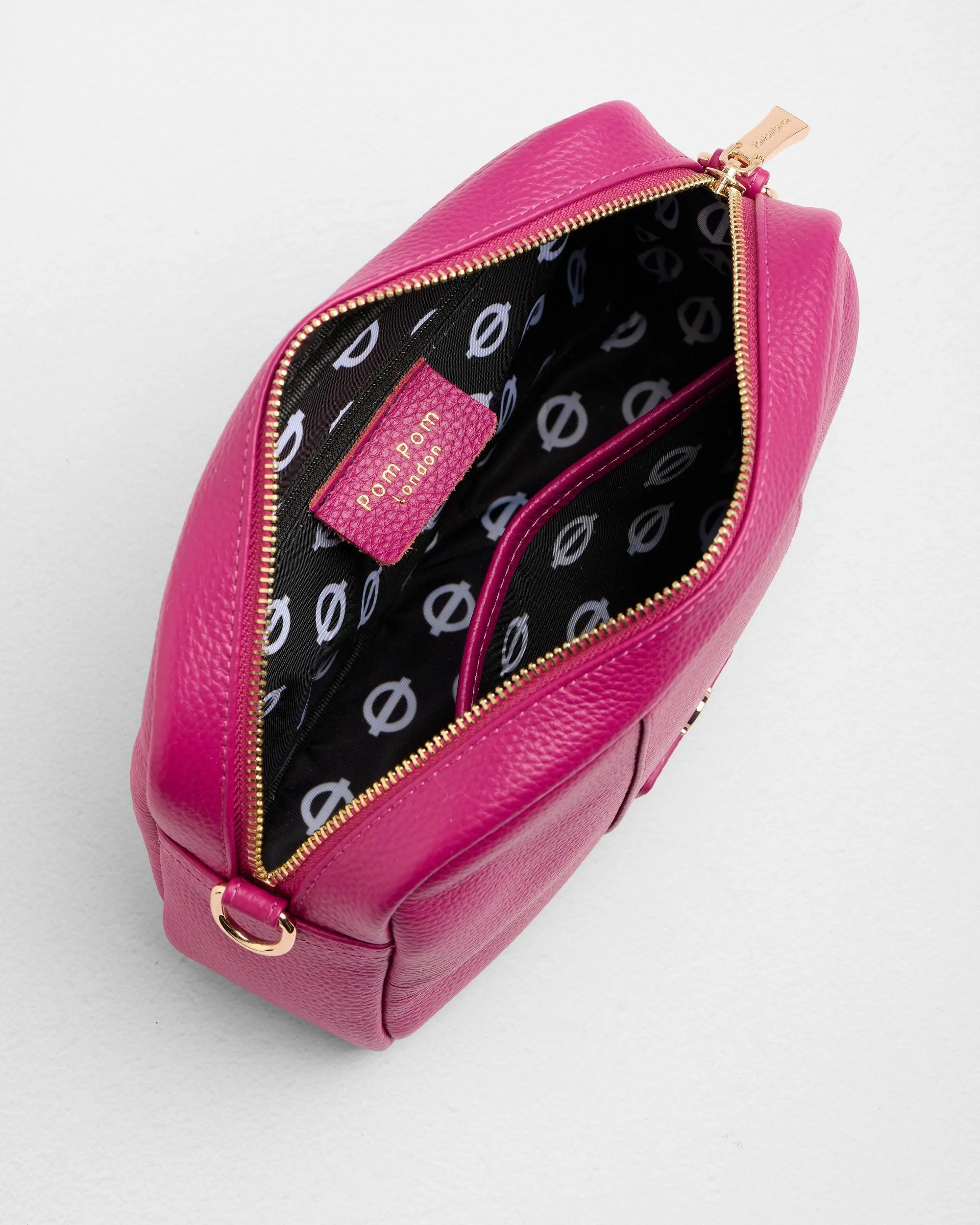 Pom Pom London City MINI Bag Metropolitan Line Magenta - Image 6