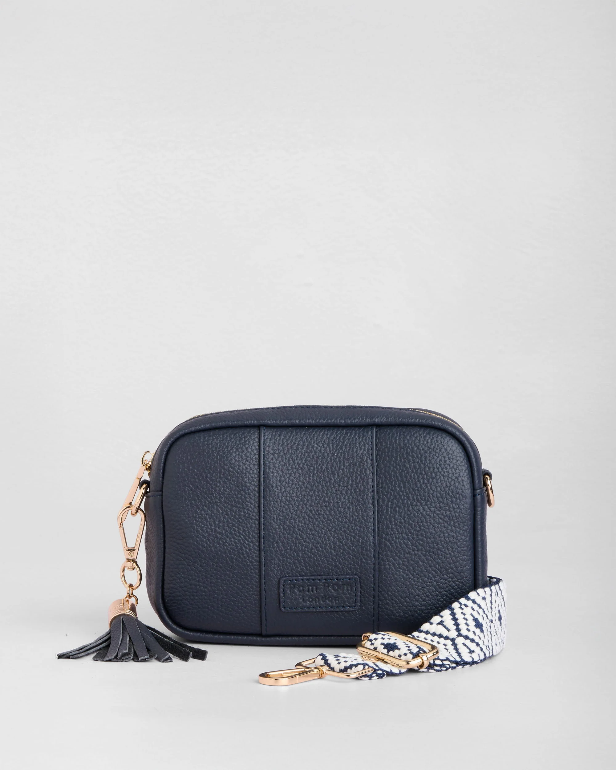 Pom Pom London City MINI Bag Navy - Image 4