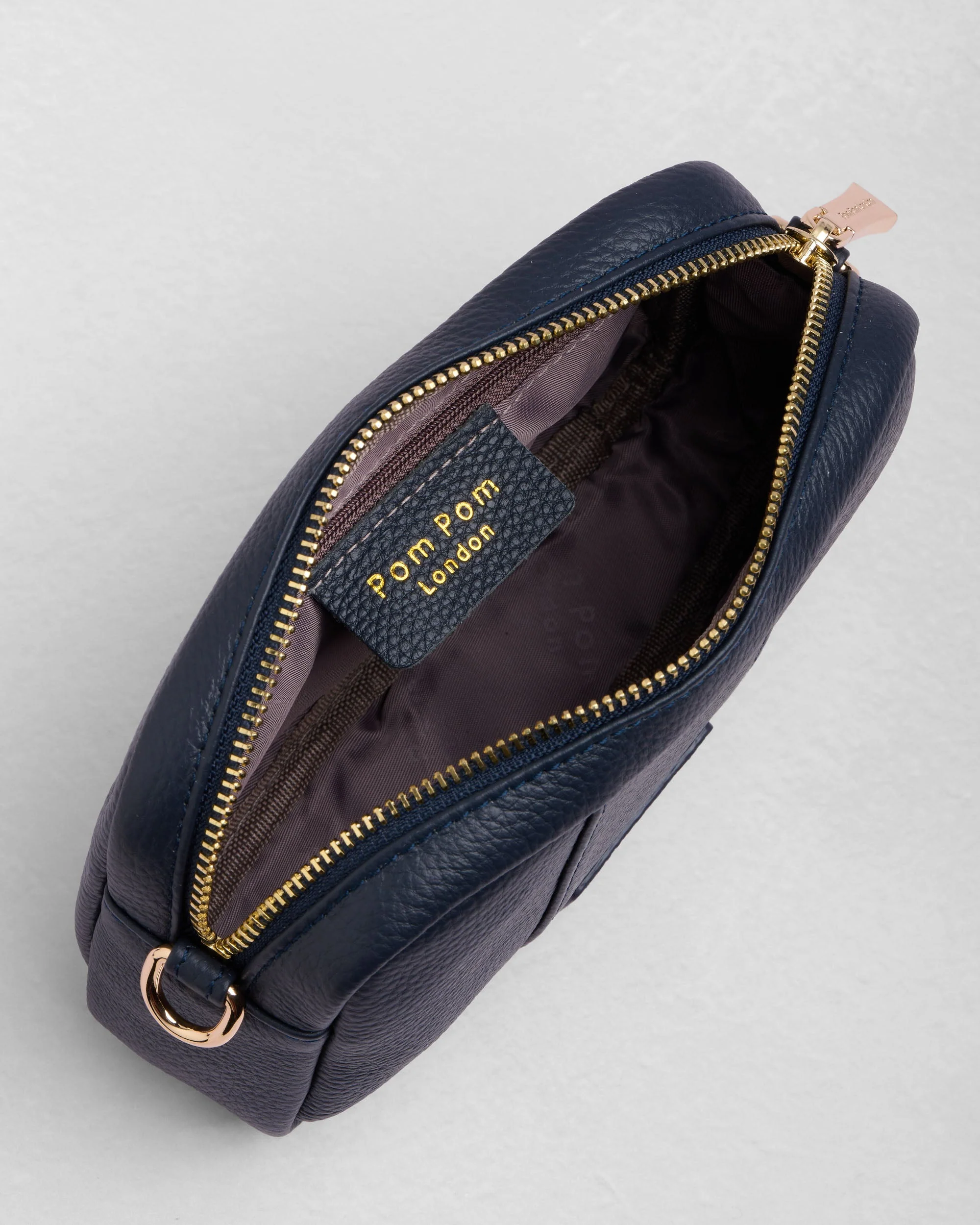 Pom Pom London City MINI Bag Navy - Image 6