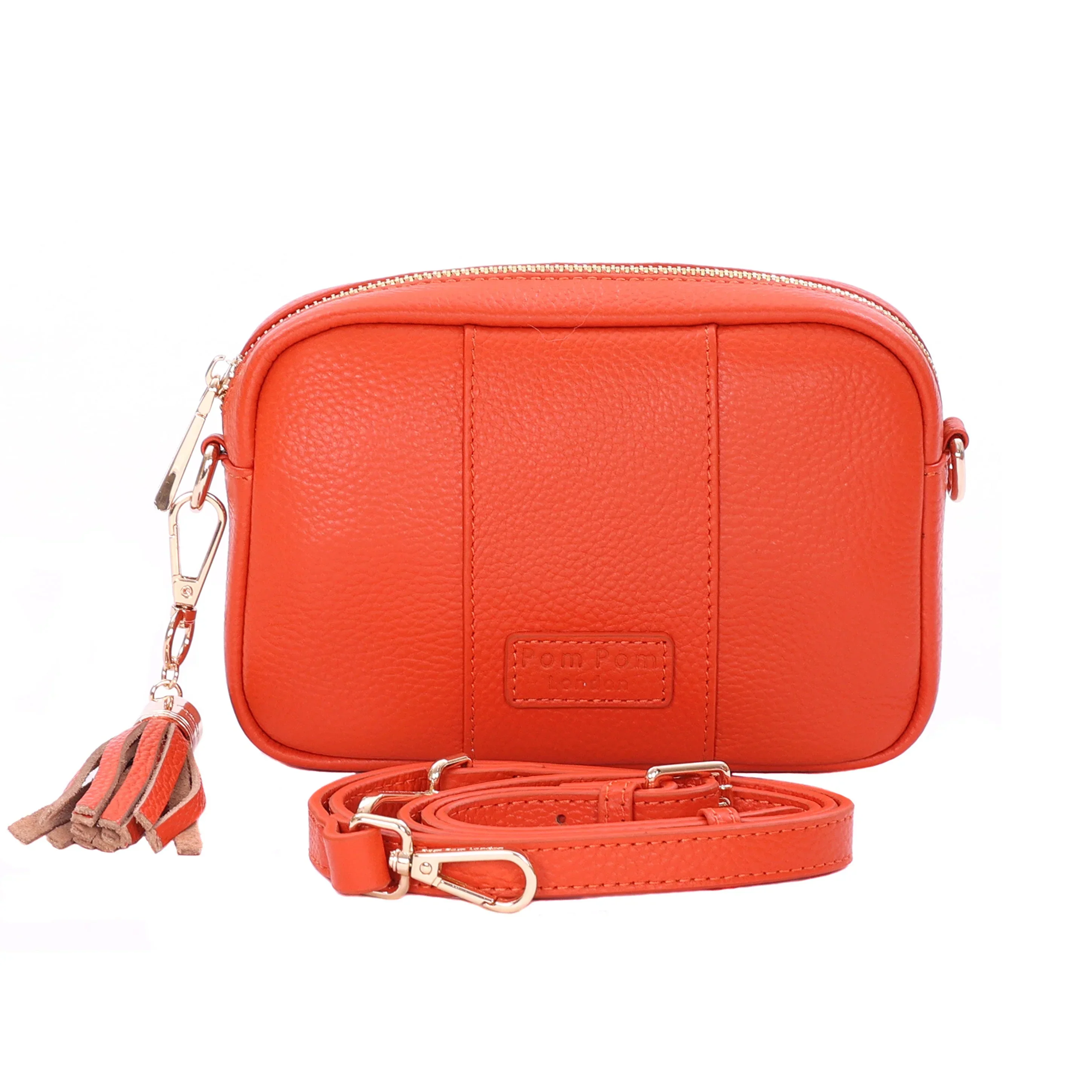Pom Pom London City MINI Bag Orange Spice - Image 3