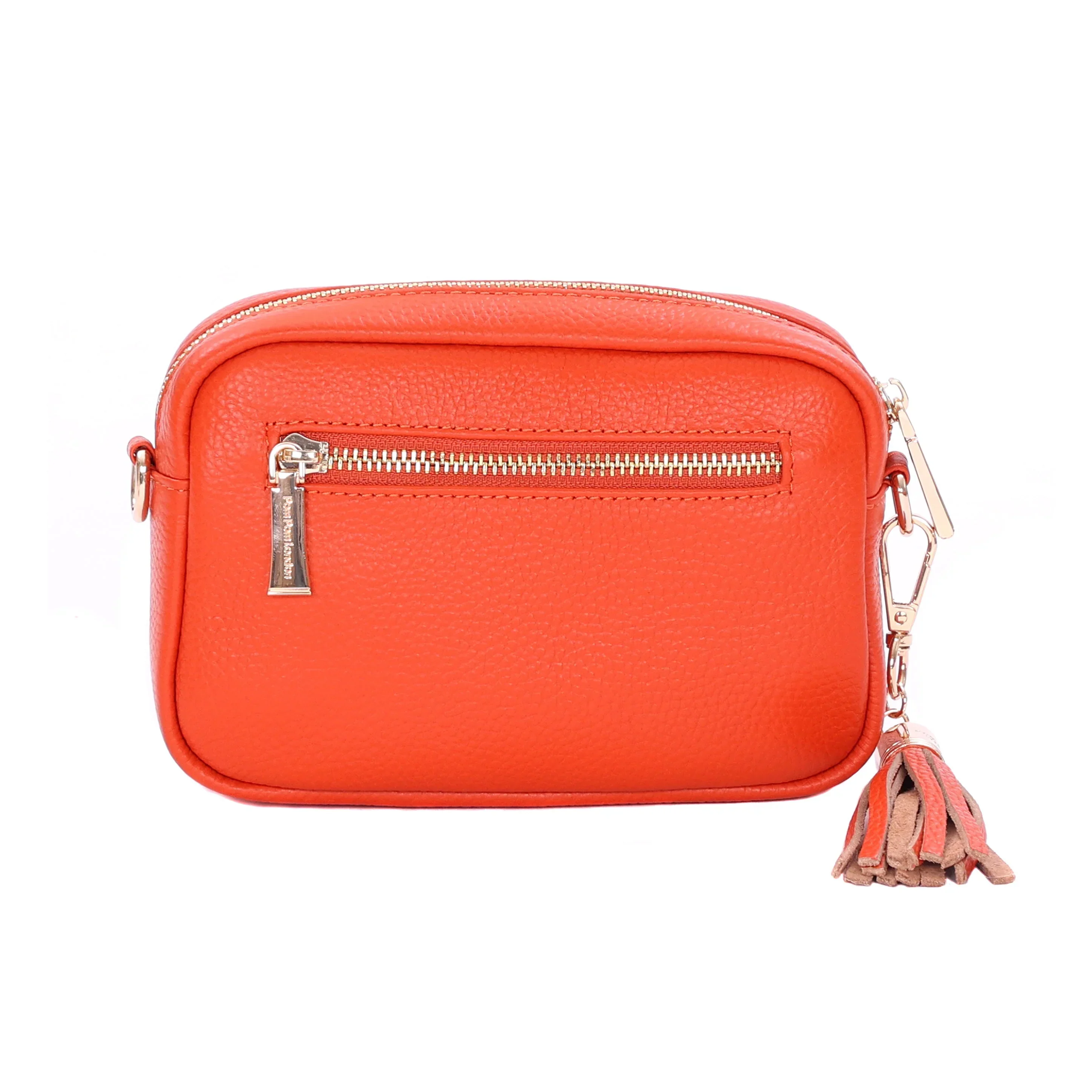Pom Pom London City MINI Bag Orange Spice - Image 4
