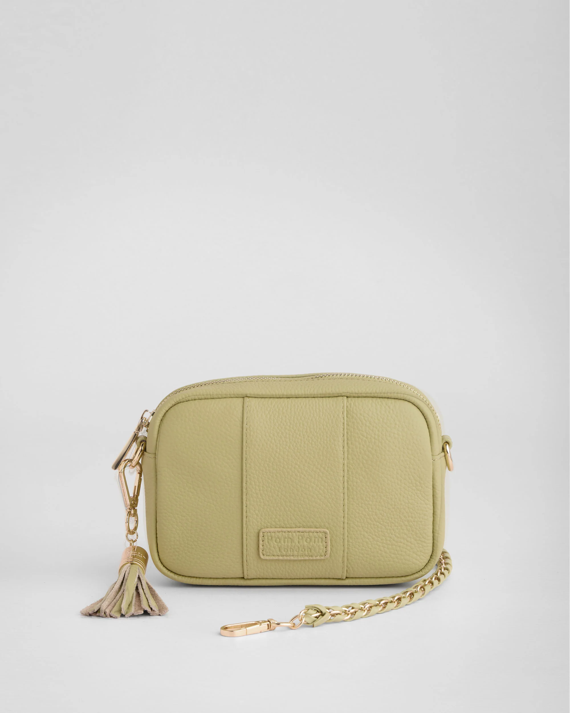 Pom Pom London City MINI Bag Pale Fern - Image 3
