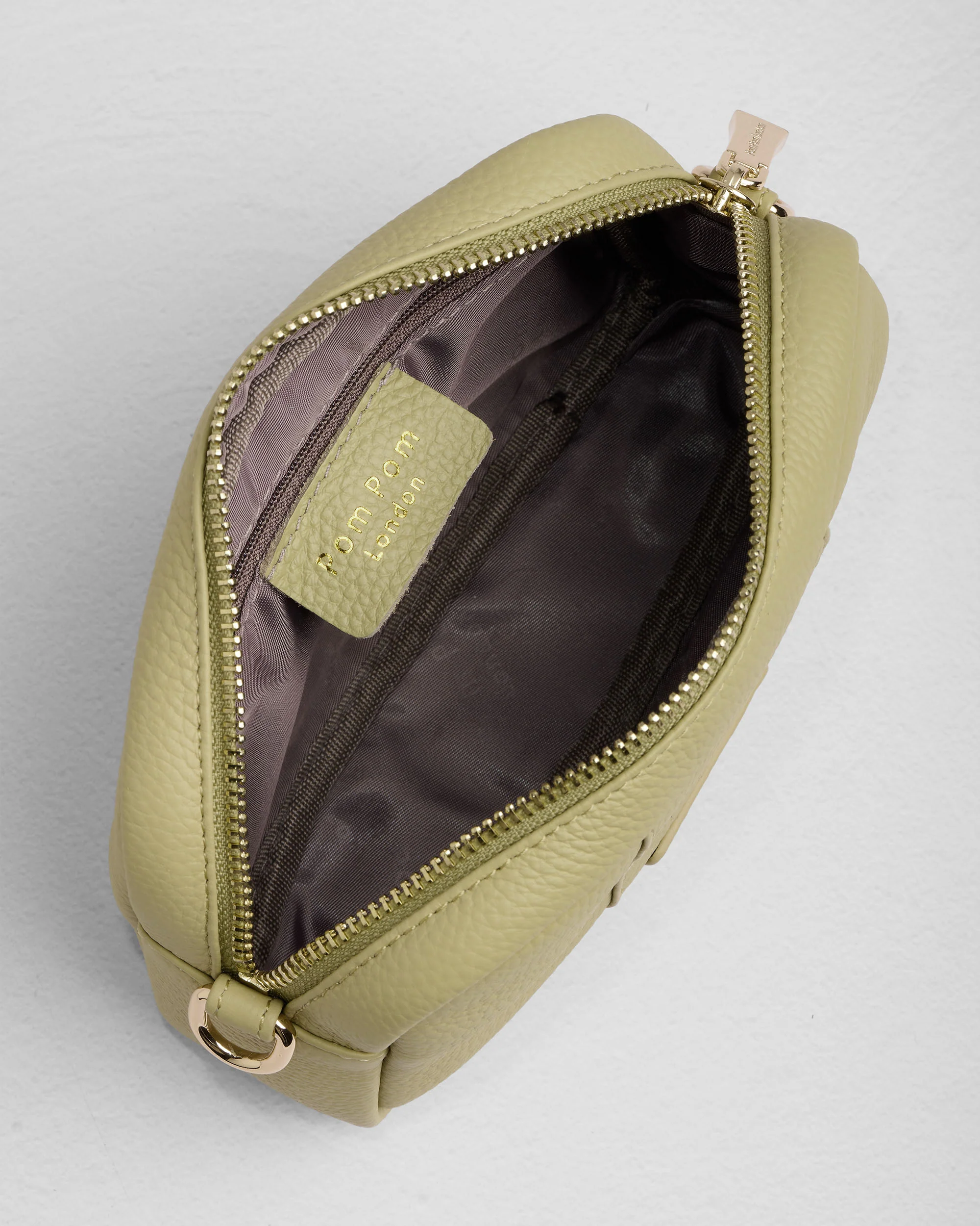 Pom Pom London City MINI Bag Pale Fern - Image 6
