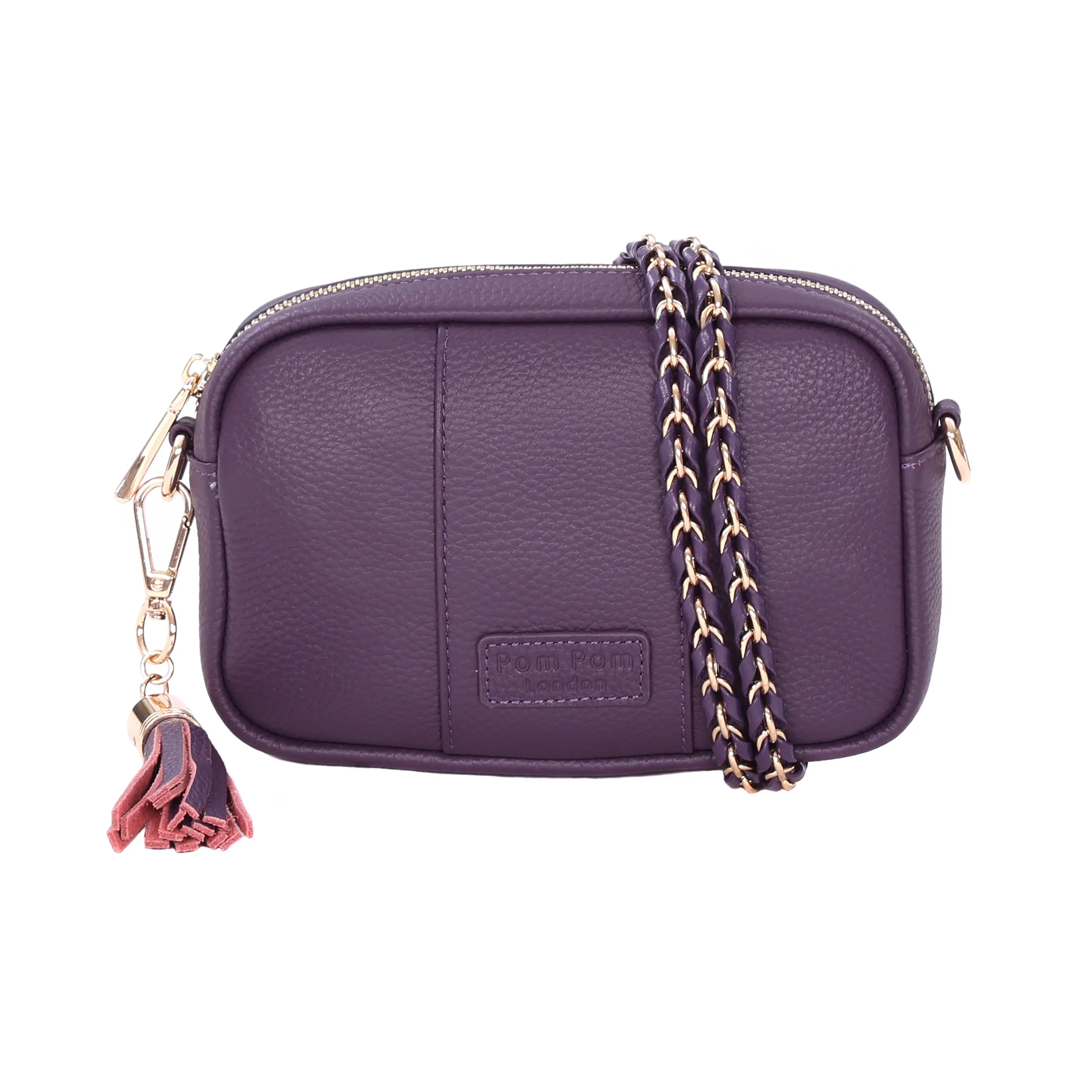 Pom Pom London City MINI Bag Purple Nightshade - Image 2