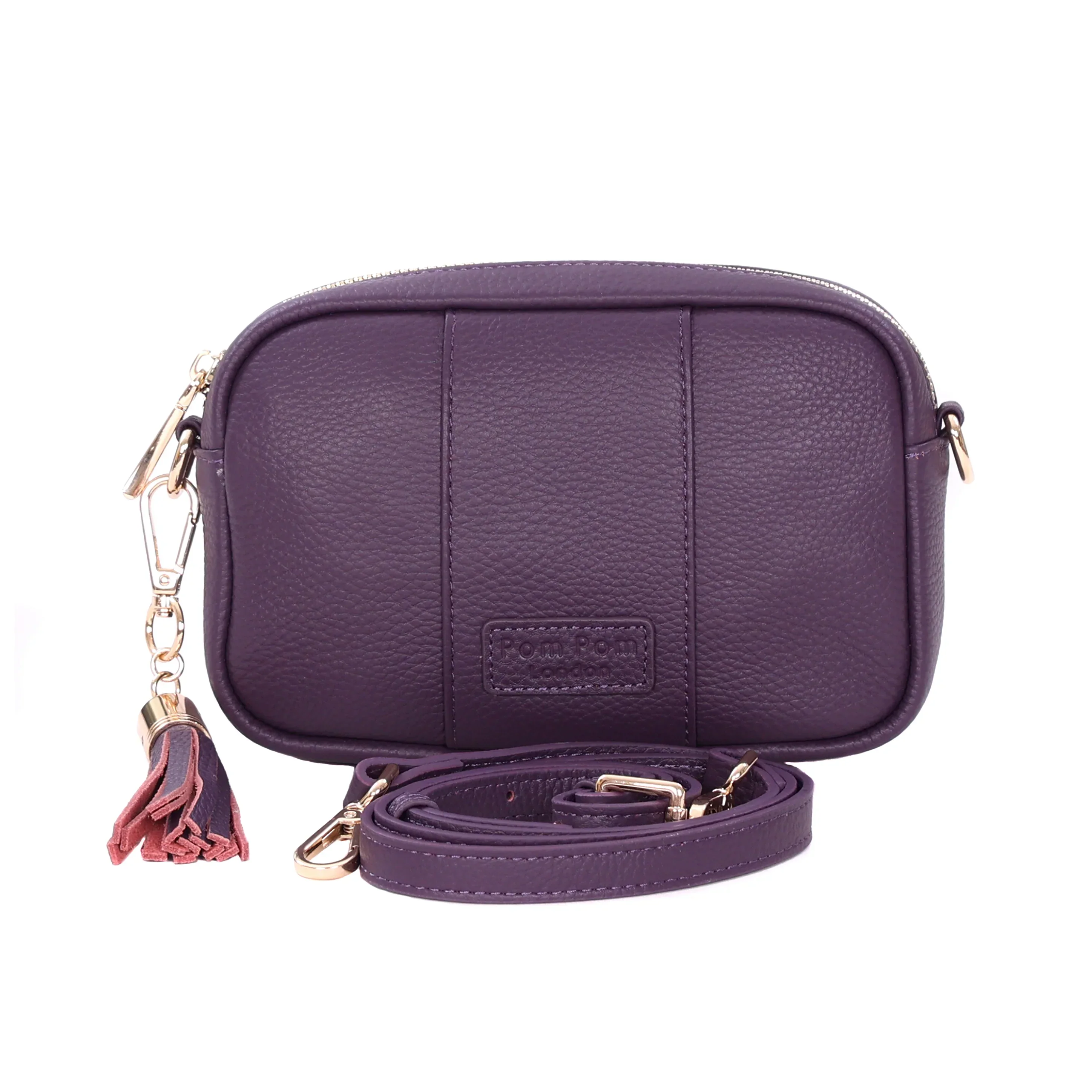 Pom Pom London City MINI Bag Purple Nightshade - Image 3