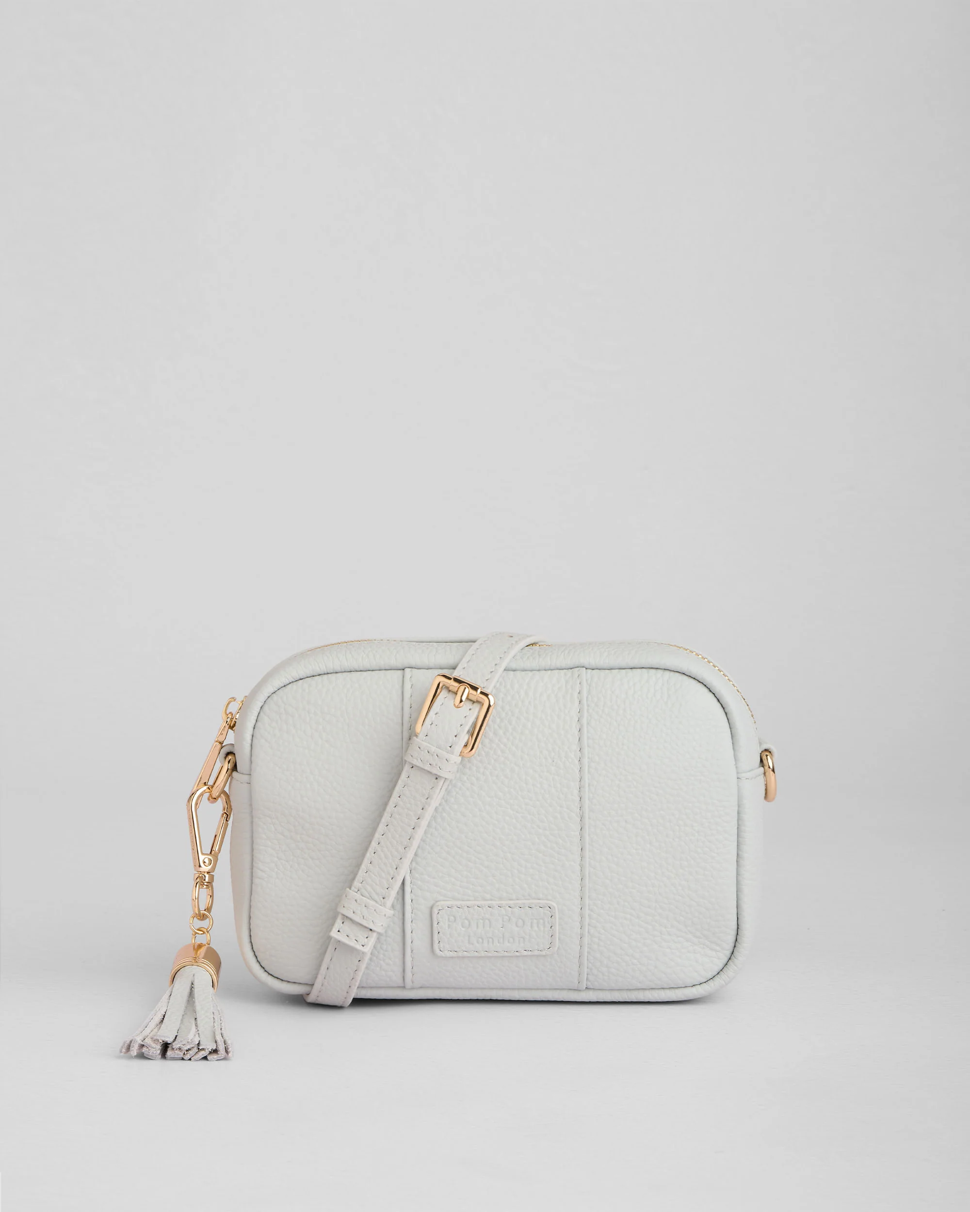 Pom Pom London City MINI Bag Salt Grey - Image 3
