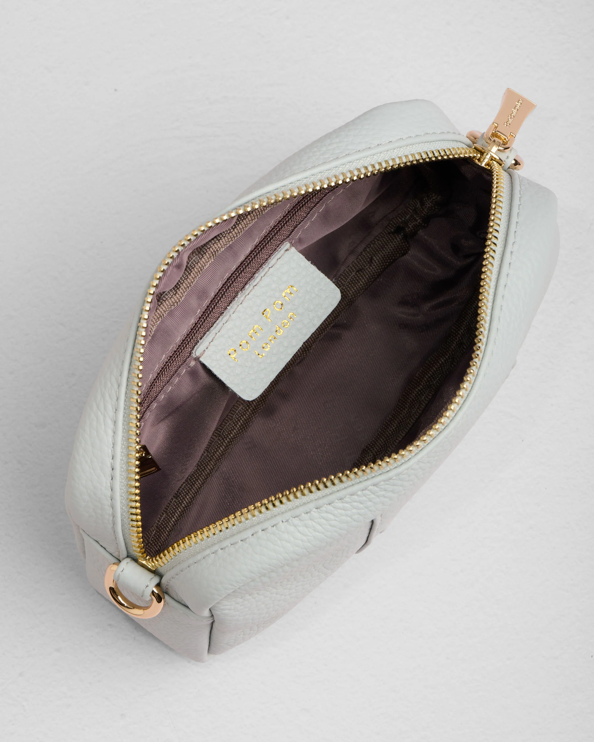 Pom Pom London City MINI Bag Salt Grey - Image 5