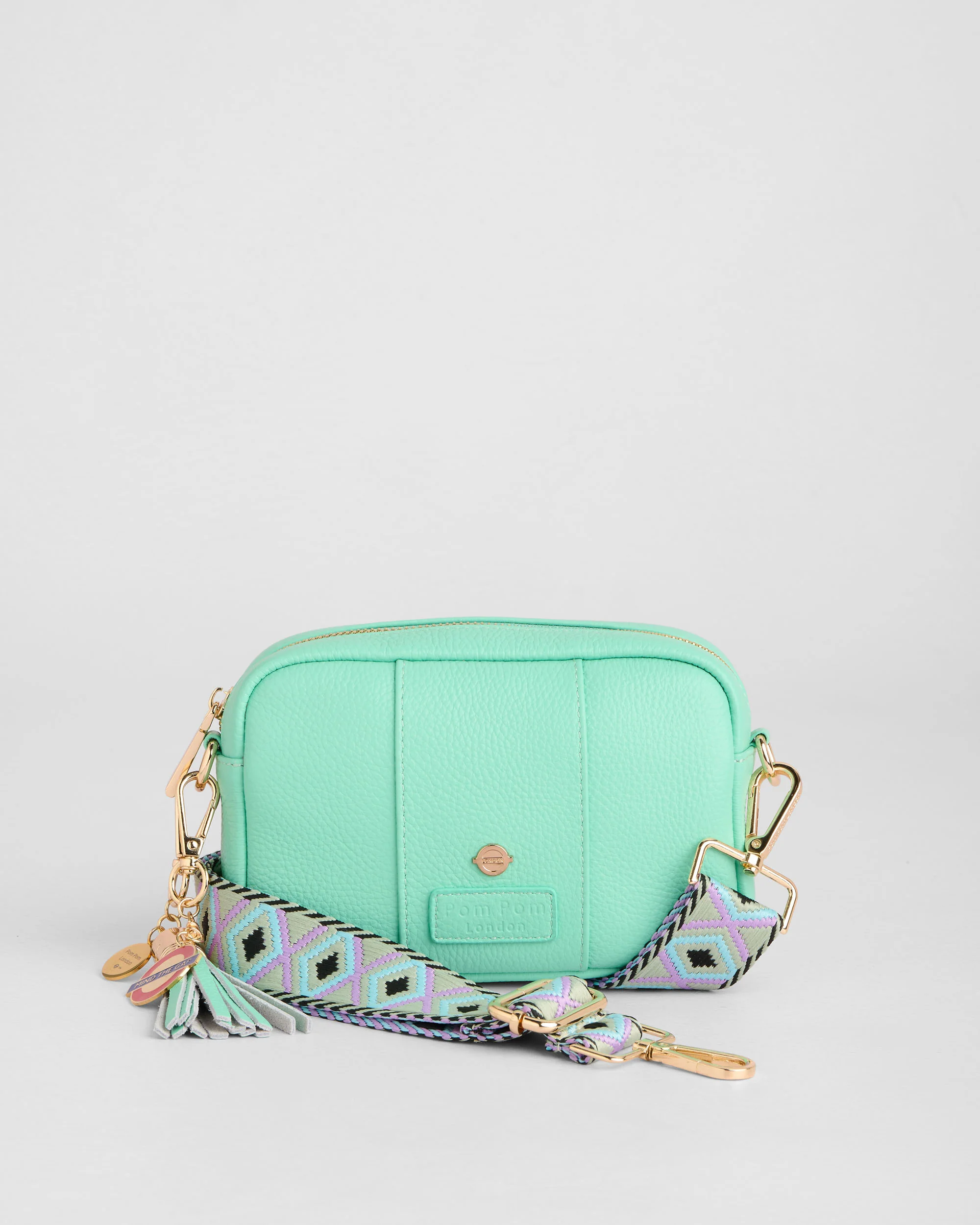 Pom Pom London City MINI Bag Waterloo & City Line Turquoise - Image 5