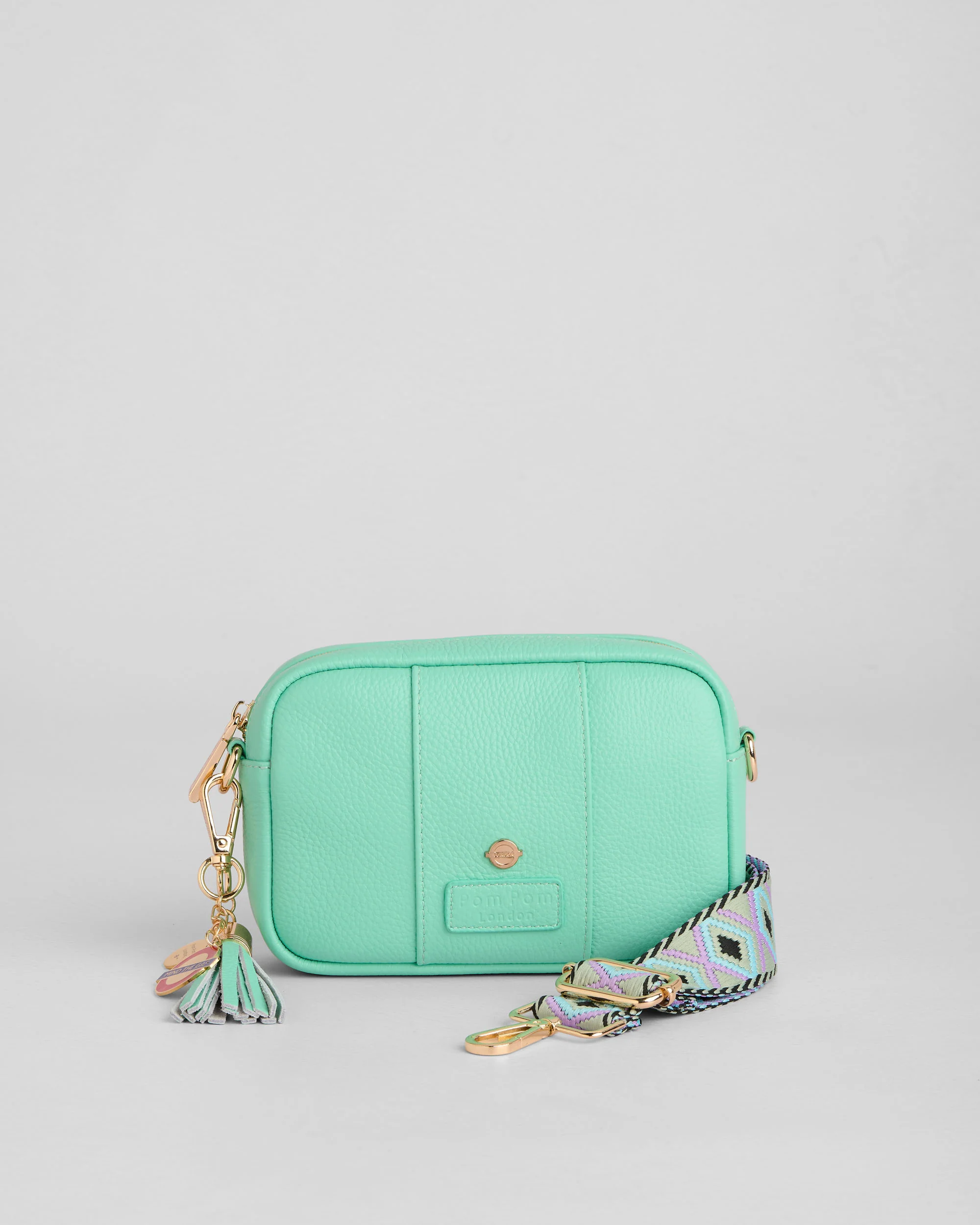 Pom Pom London City MINI Bag Waterloo & City Line Turquoise - Image 6