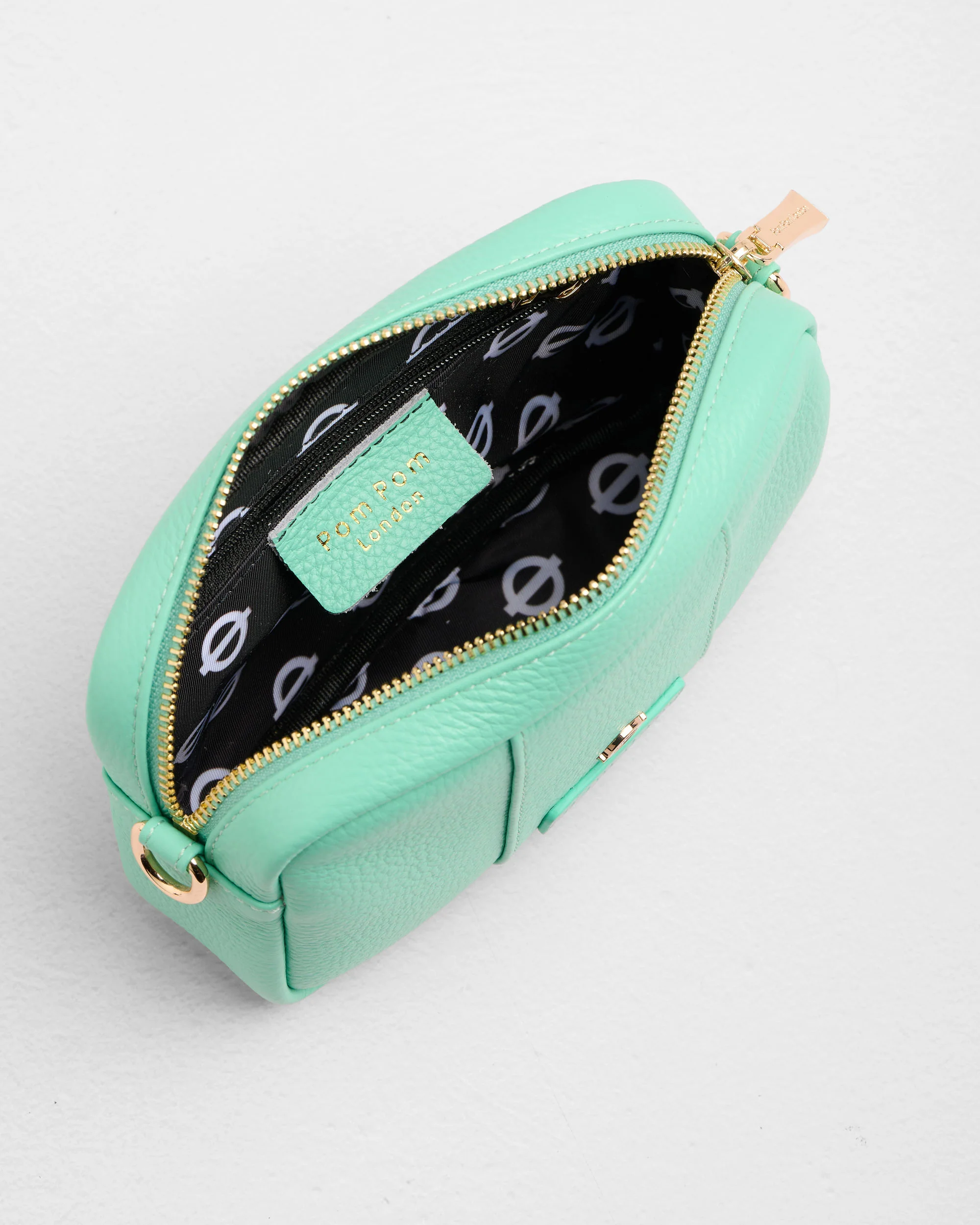 Pom Pom London City MINI Bag Waterloo & City Line Turquoise - Image 7