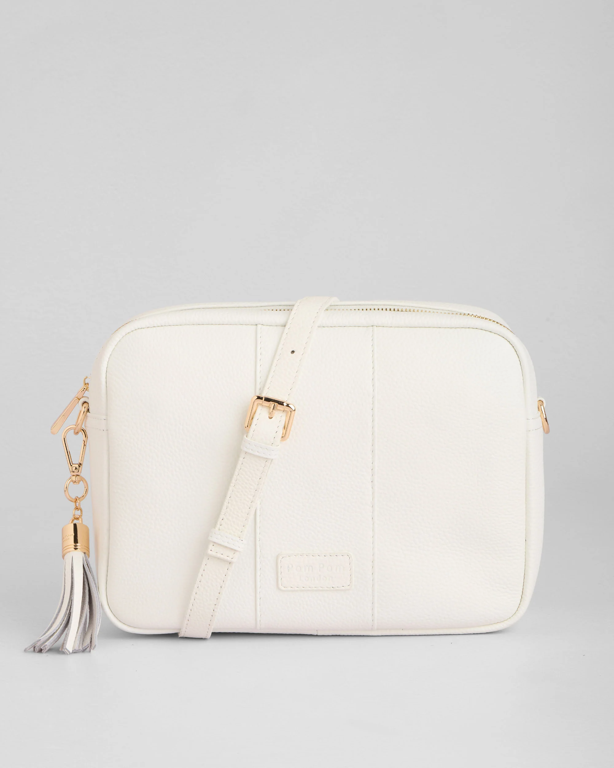 Pom Pom London City Plus Bag Bright White - Image 3